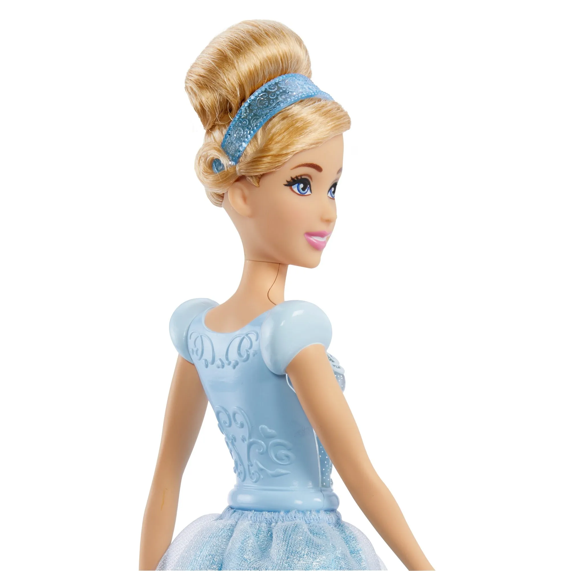 Disney Princess Cinderella Posable Fashion Doll with Sparkling Clothing and Accessories for Kids Ages 3 