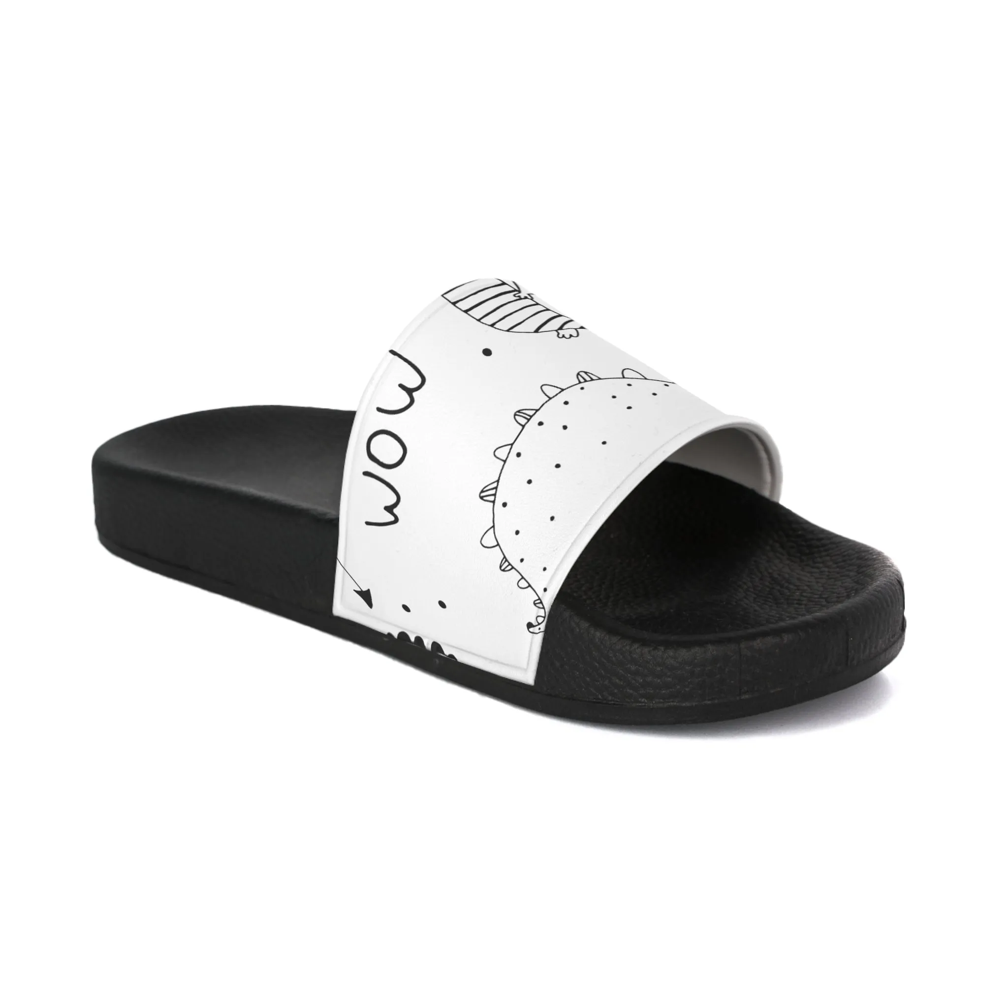 Doodle Dinosours - Inovax Women's Slide Sandal