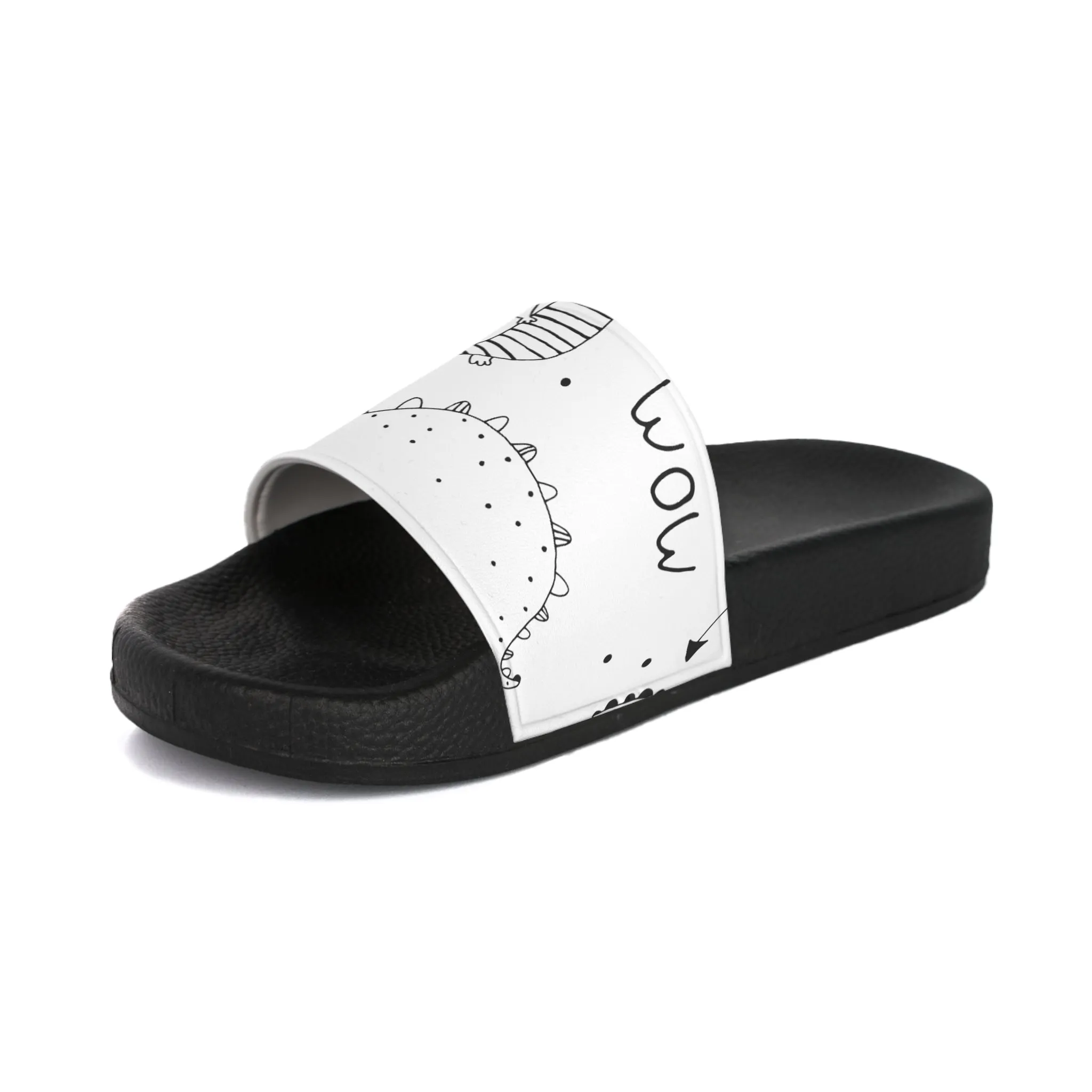 Doodle Dinosours - Inovax Women's Slide Sandal