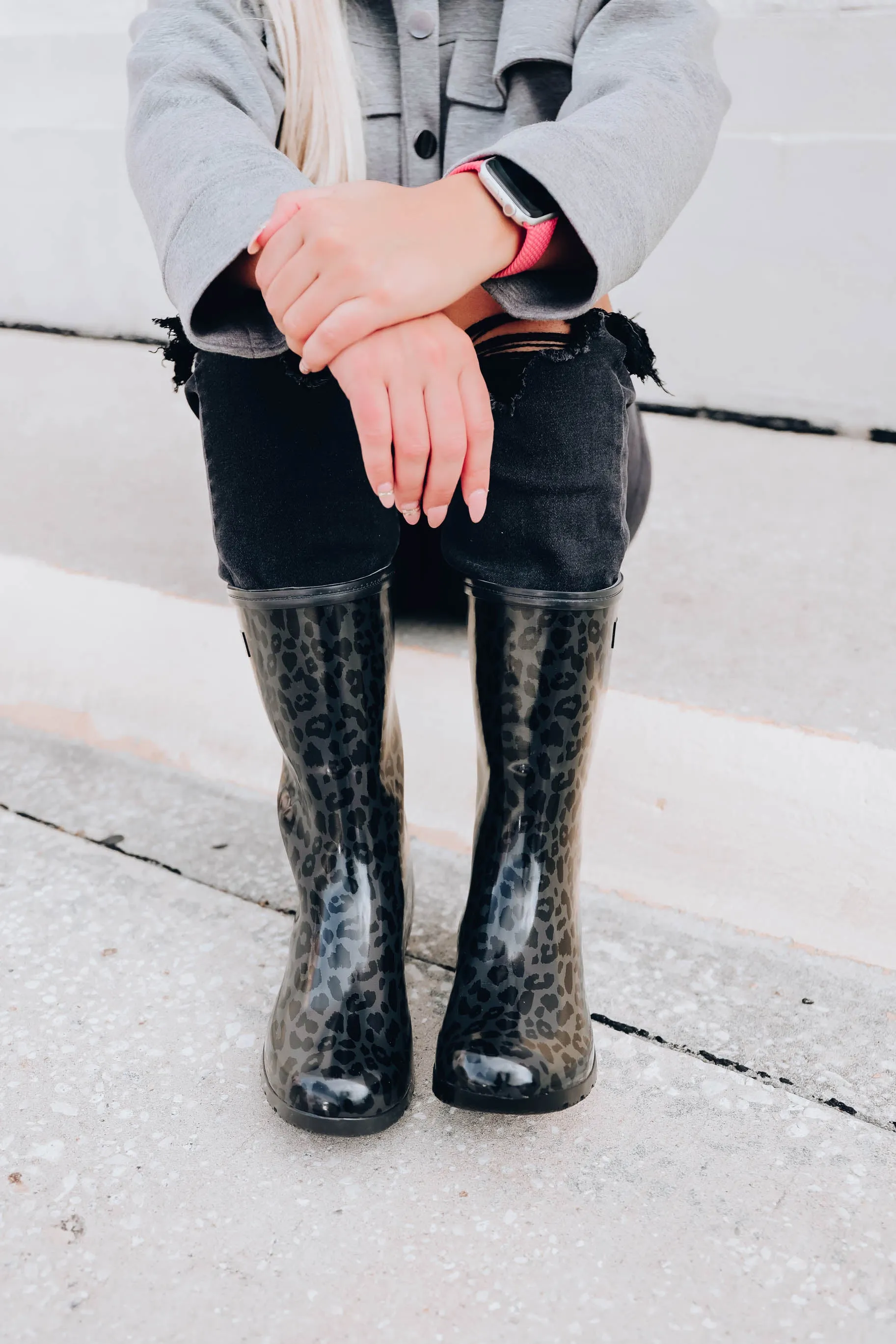 Emma Mid Rain Boots by Roma - Leopard