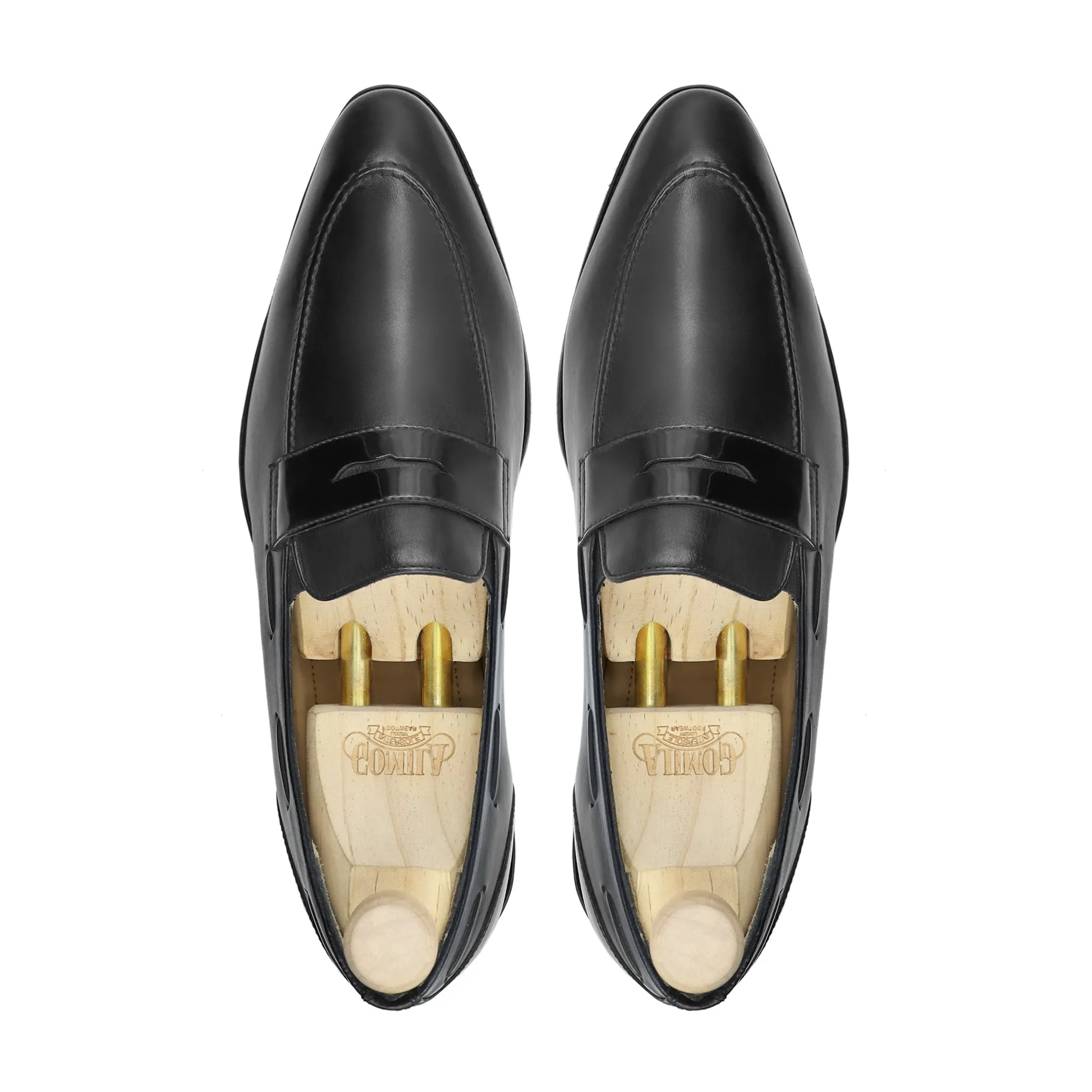 Fullfoss - Men's Black Calf Leather Loafer