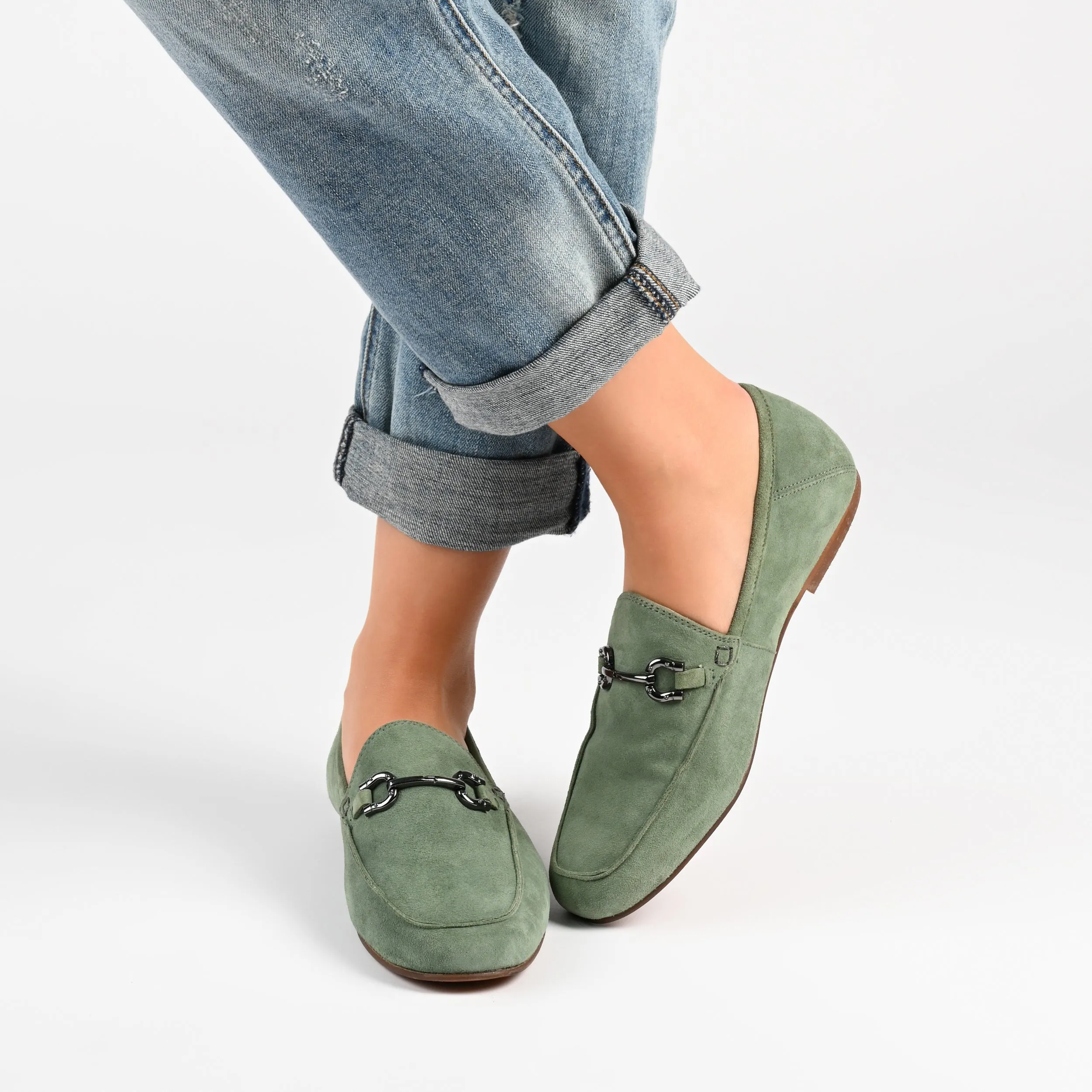 GIIA CRASH BACK HORSE BIT LOAFER FLAT