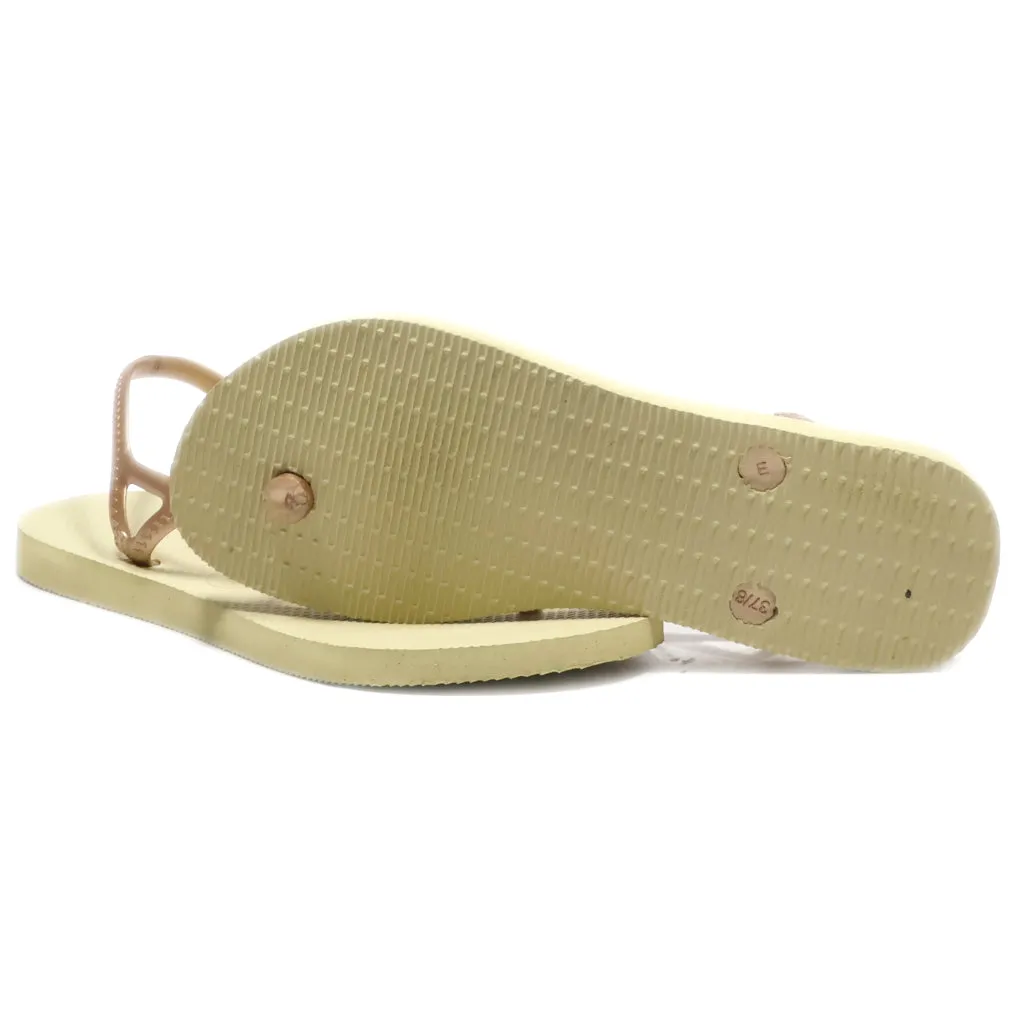 Havaianas Sunny Ii Slippers Rubber Brown Colour For Women