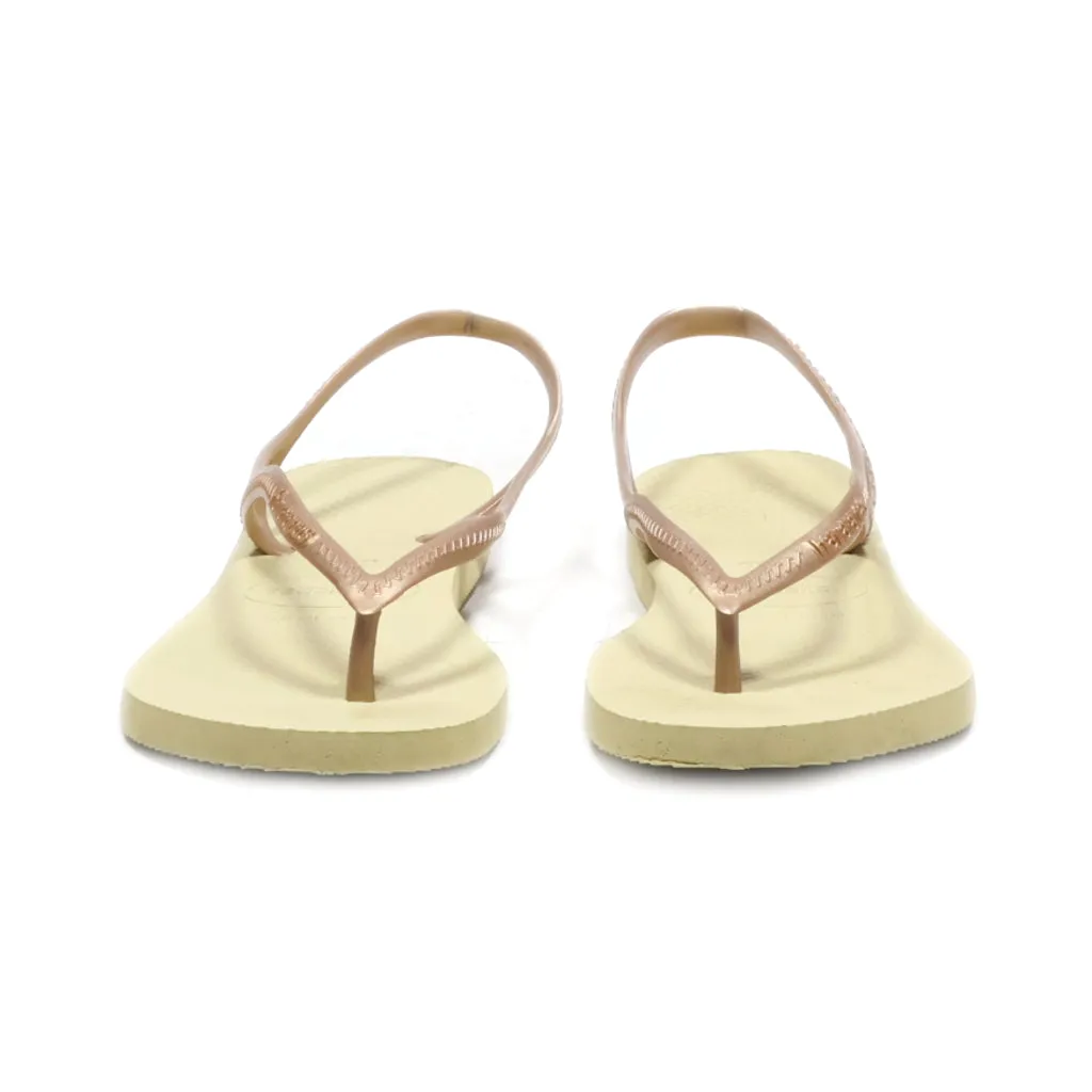 Havaianas Sunny Ii Slippers Rubber Brown Colour For Women