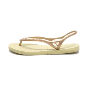 Havaianas Sunny Ii Slippers Rubber Brown Colour For Women