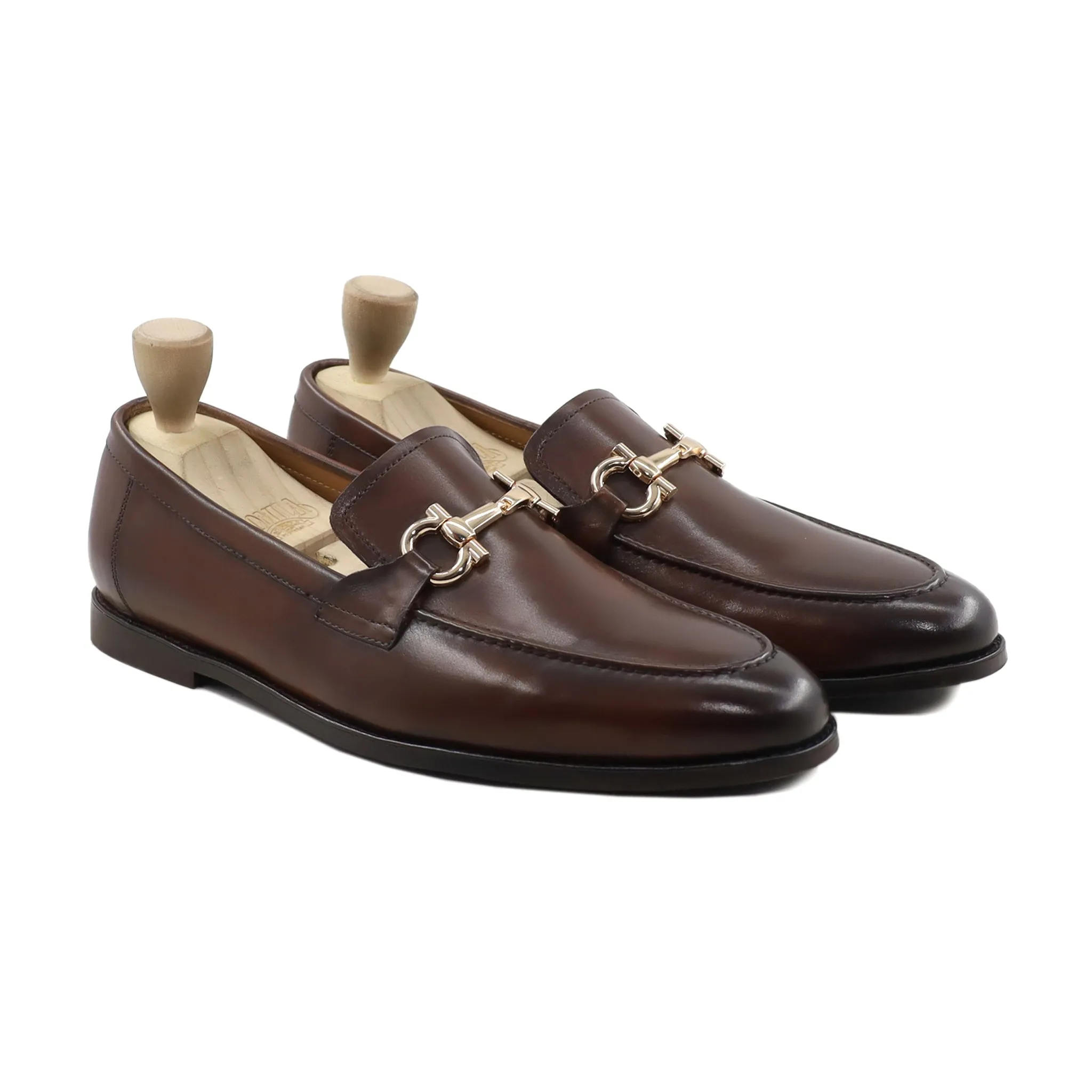 Hinata - Men's Brown Calf Leather Loafer