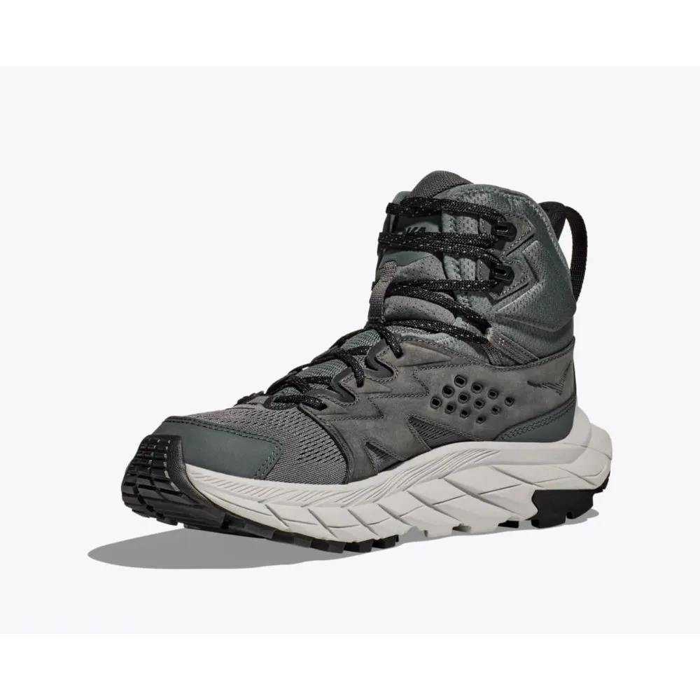 HOKA 1134505-CHMS-10D Men's Anacapa Breeze Mid, Size: 10, Castlerock/Harbor Mist