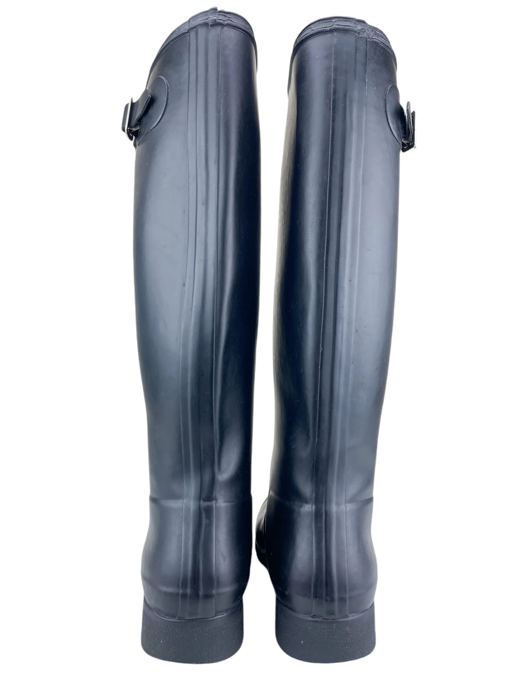 Hunter Women's High Matte Rain Boot Black Size 8