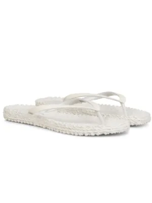 Ilse Jacobsen Flip Flops With Glitter Cheerful 01 Creme