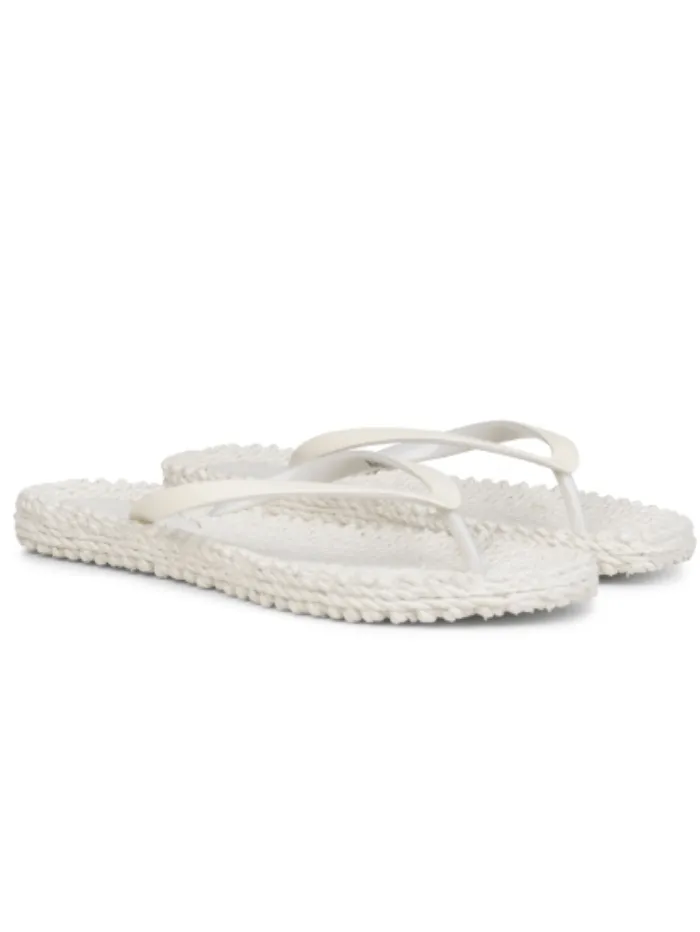 Ilse Jacobsen Flip Flops With Glitter Cheerful 01 Creme