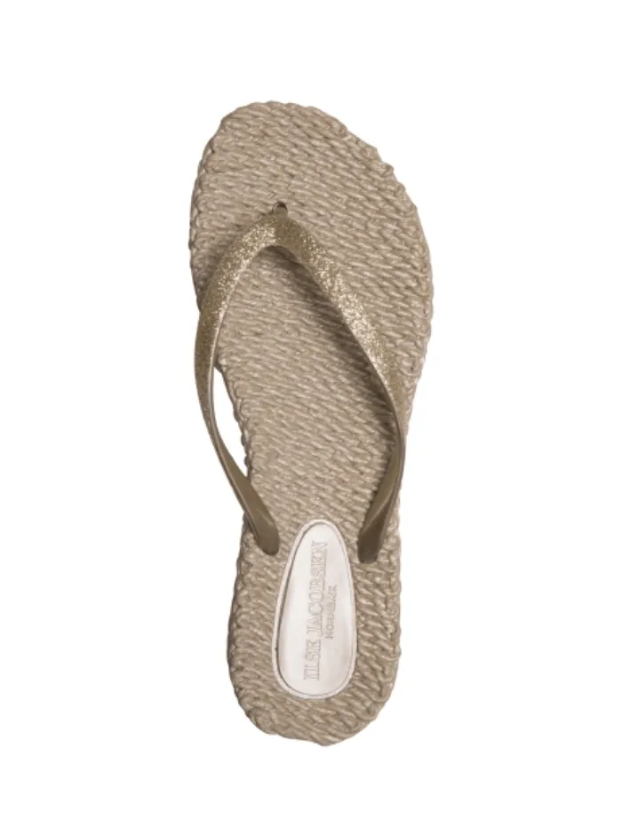 Ilse Jaobsen Flip Flops Platin CHEERFUL01 780