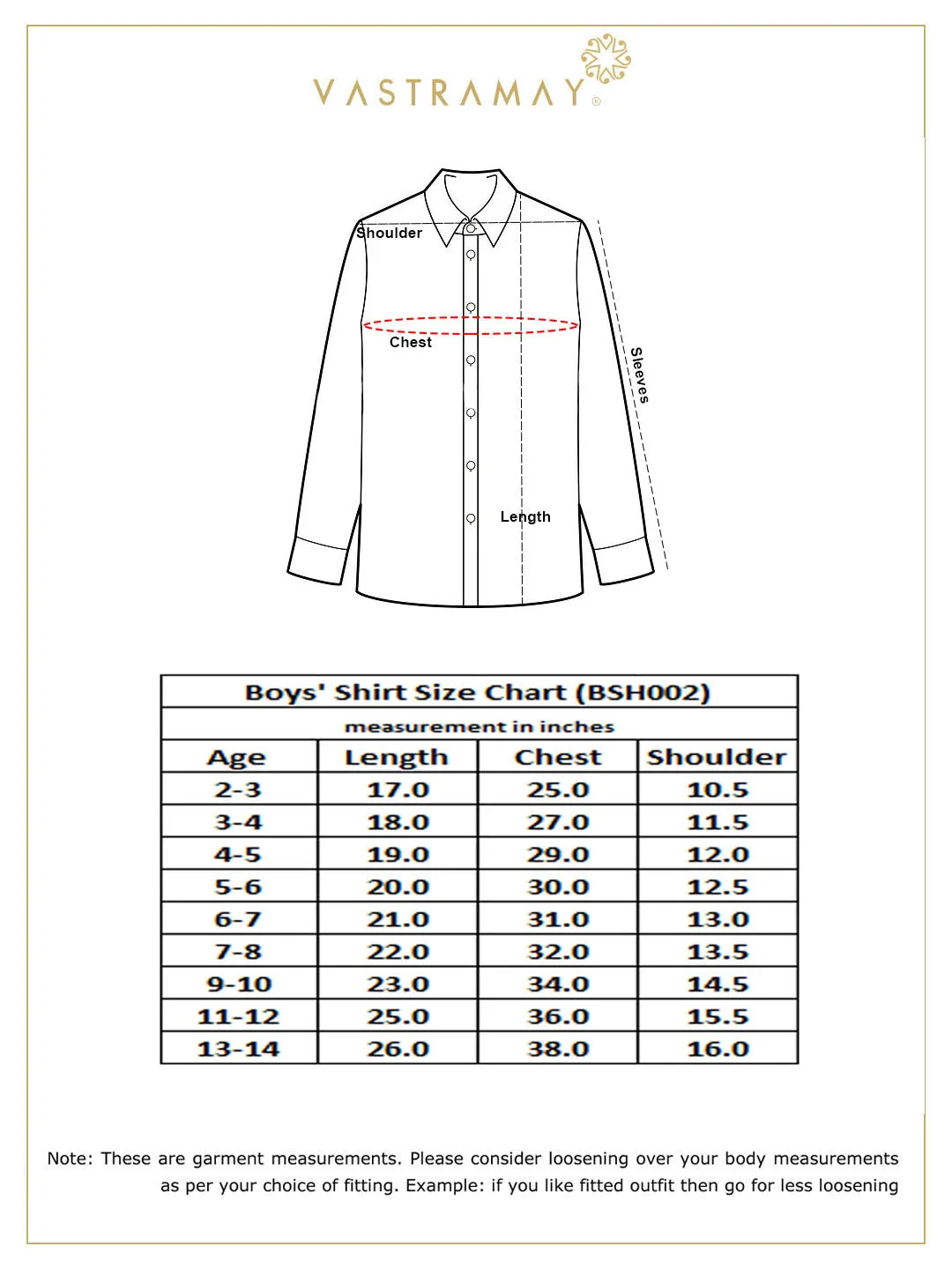 Jashvi Boys' Coffee Ethnic Shirt