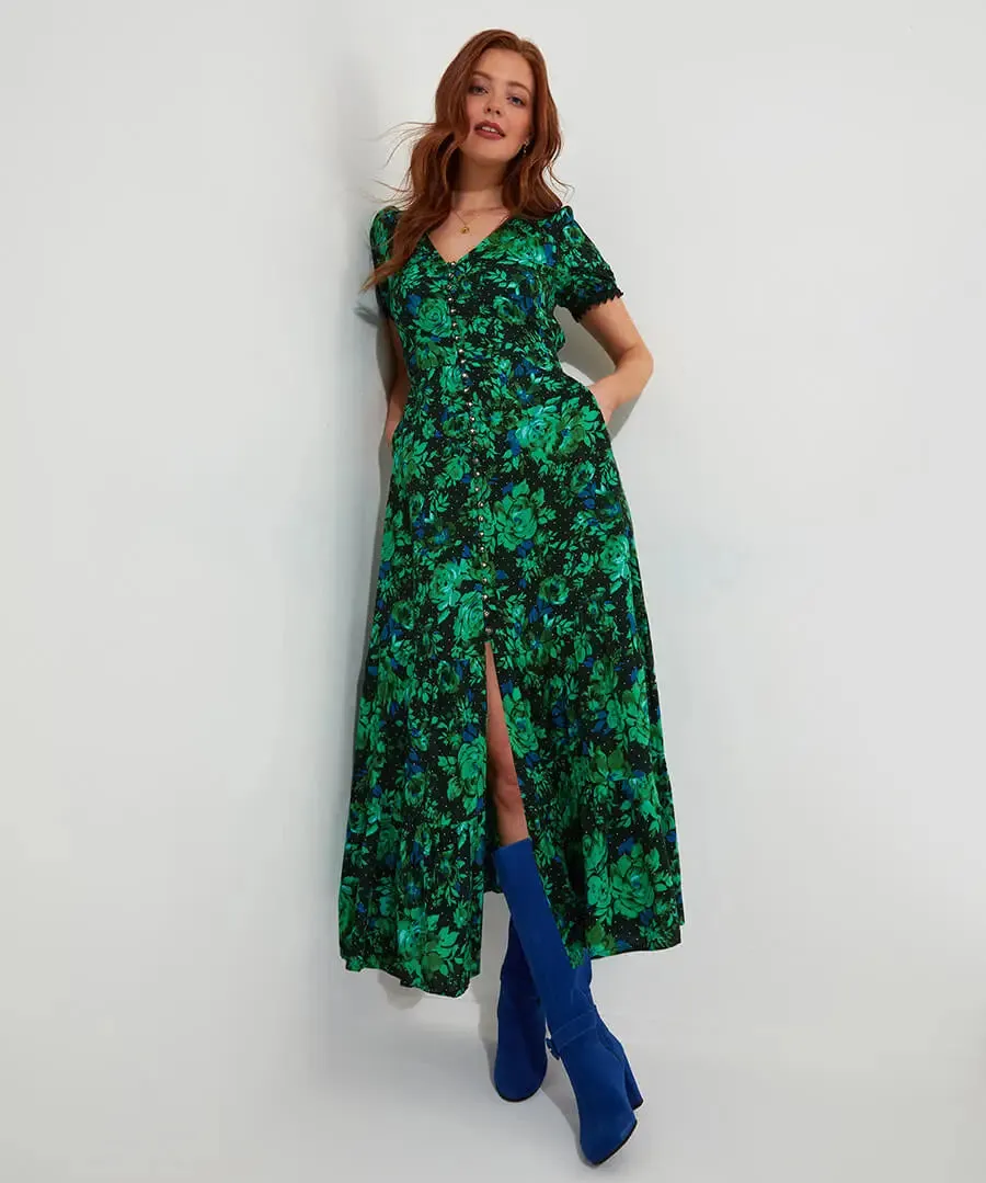 Joe Browns 16 Green Daisy Dreams Dress