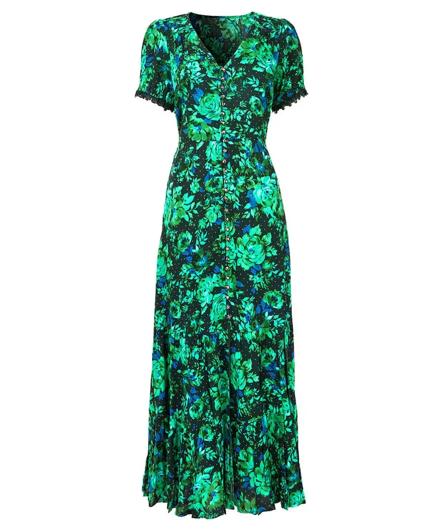 Joe Browns 16 Green Daisy Dreams Dress