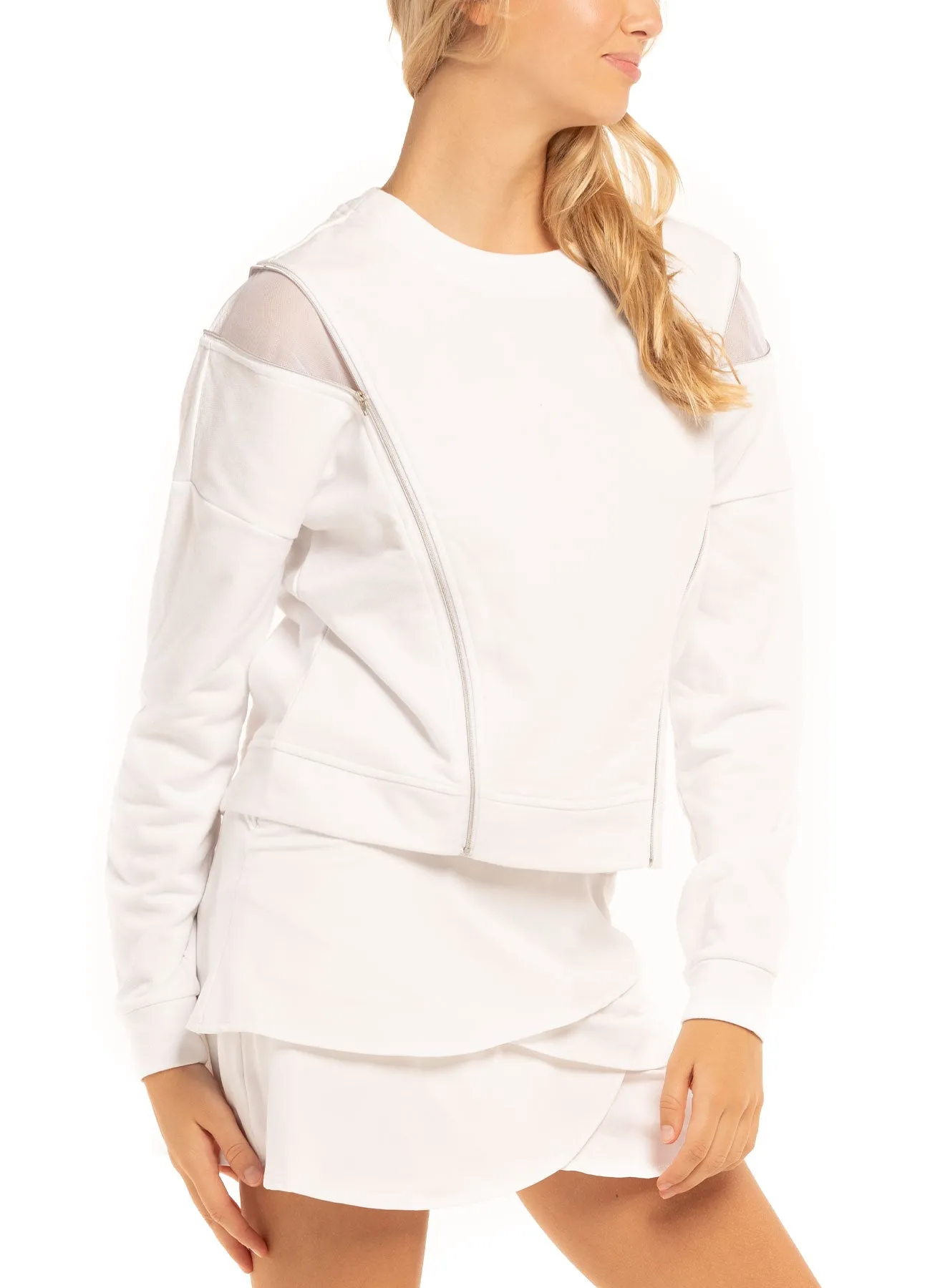 Ladies Lucky In Love Zips Are Sealed Jacket