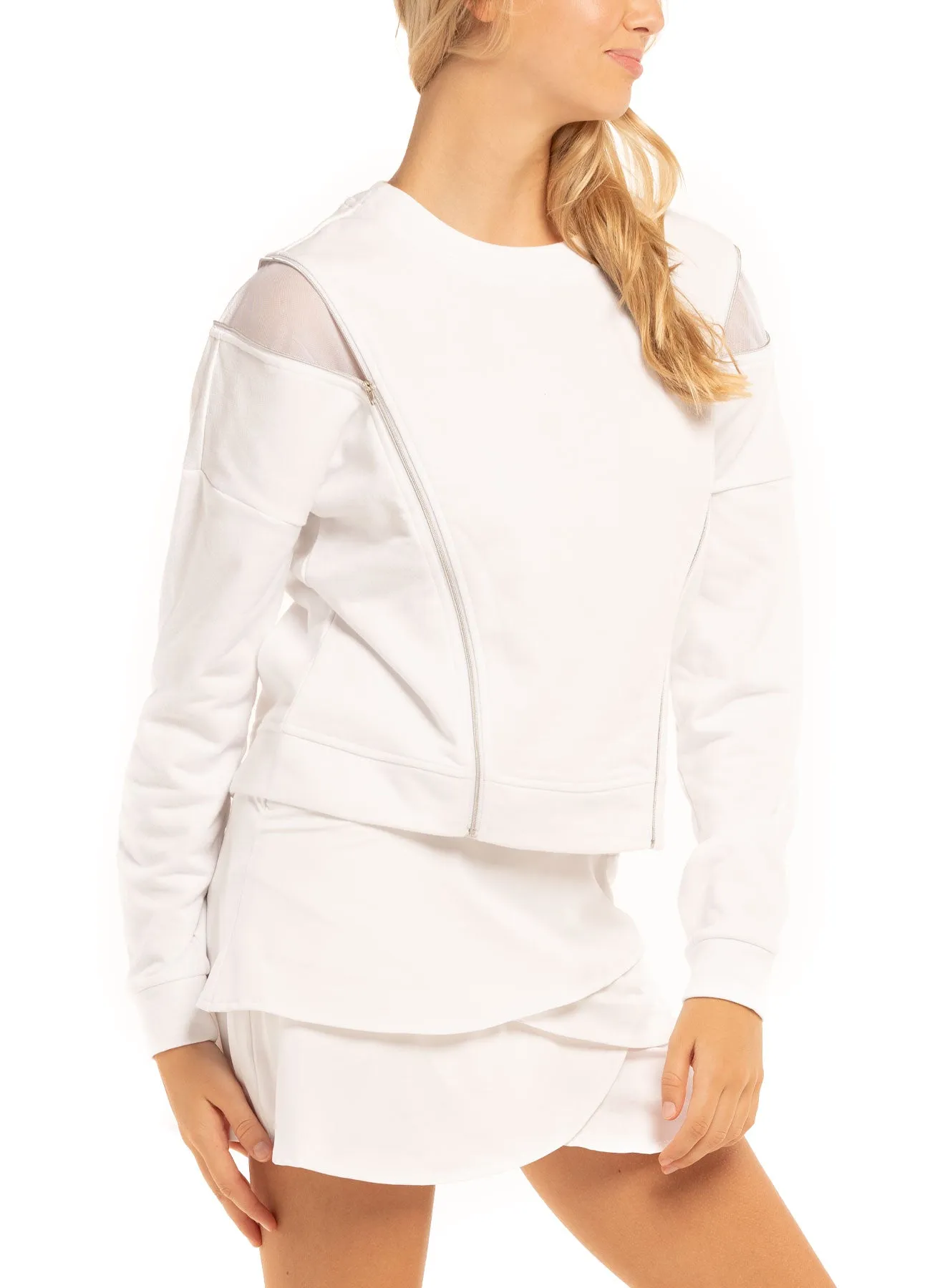 Ladies Lucky In Love Zips Are Sealed Jacket