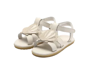 Lee Sea | Scallop | Off White Leather