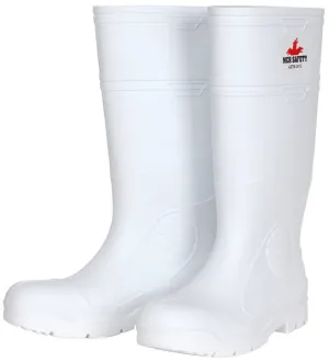 MCR Safety 16" White PVC Boot,Mens,Steel Toe 13
