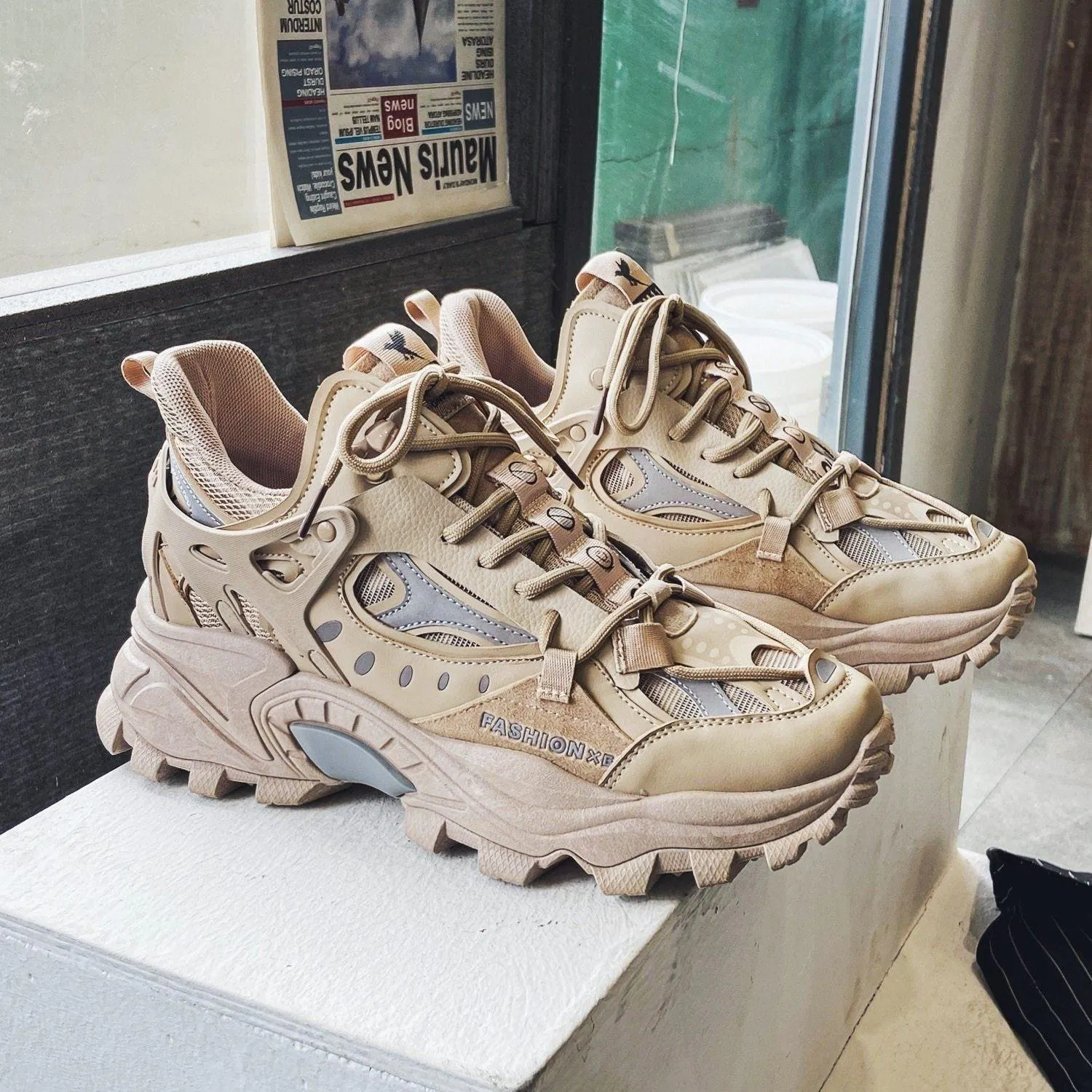 Men's Casual Shoes Chunky Sneakers Street Footwear ZL-7