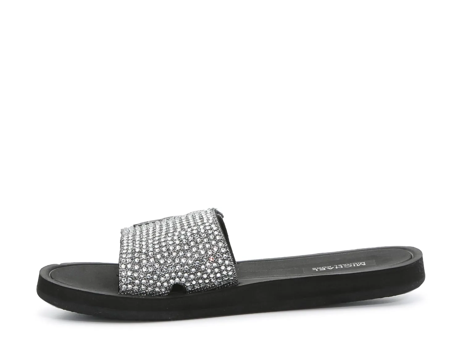 Michael Kors women's sandals, black/silver