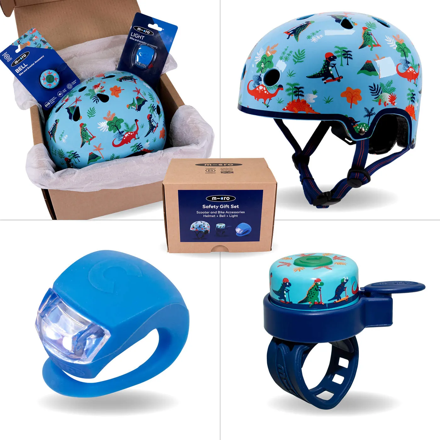 Micro Scooters Maxi Micro Scooter Deluxe Foldable LED - Blue