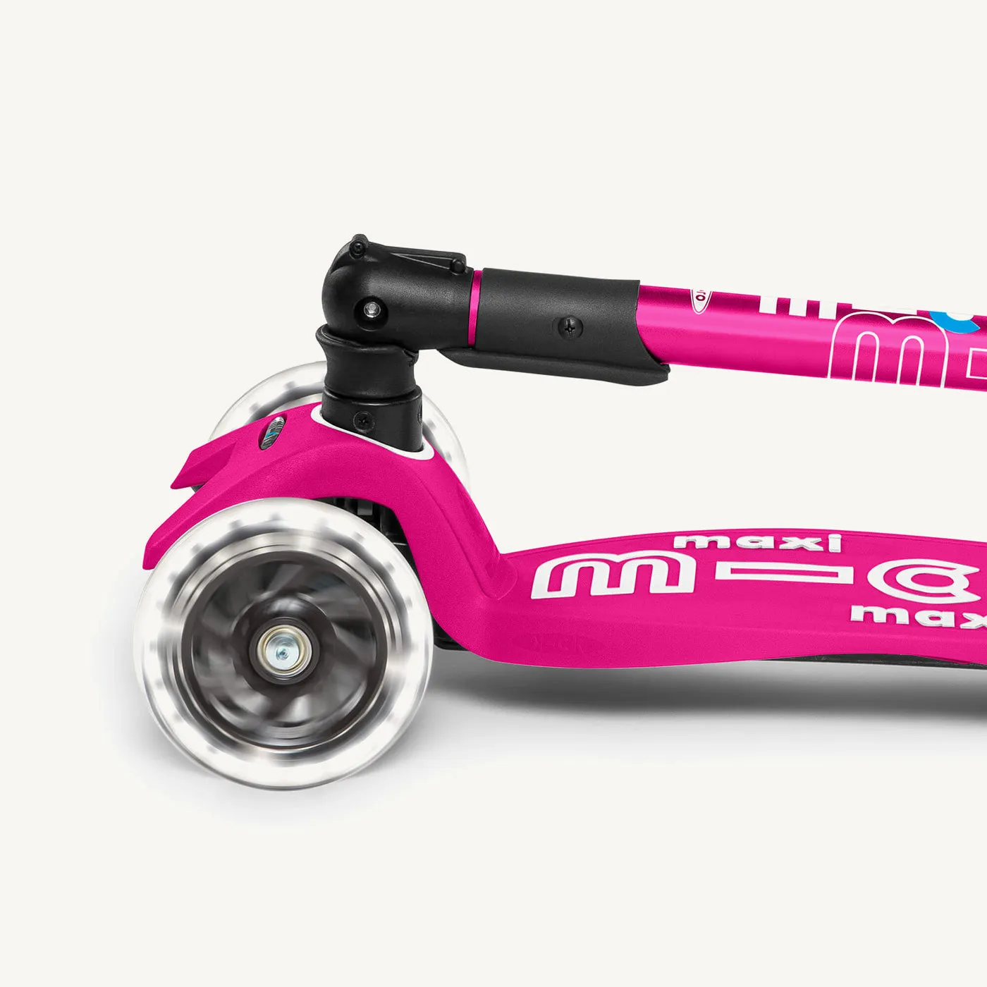 Micro Scooters Maxi Micro Scooter Deluxe Foldable LED - Pink
