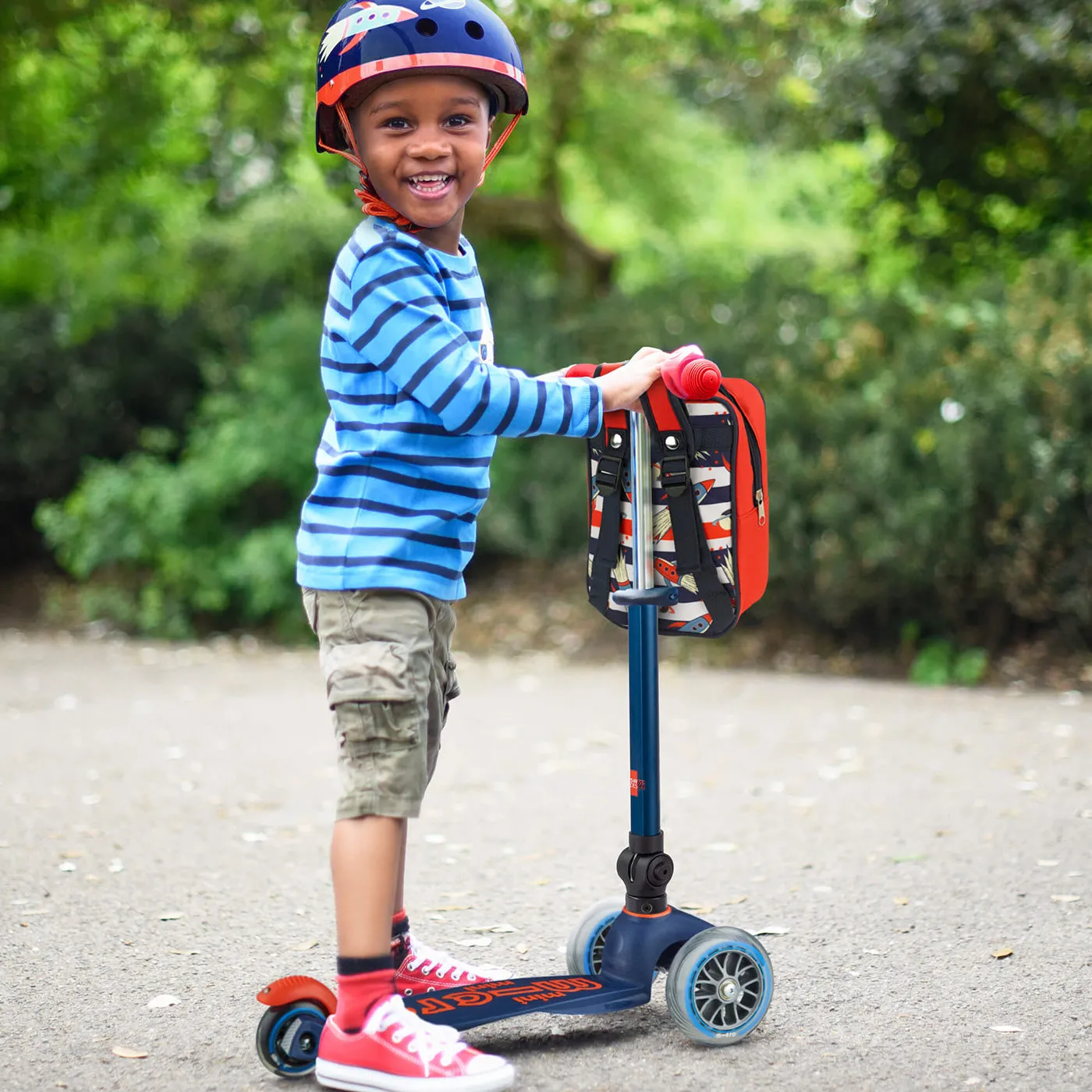 Micro Scooters Mini Micro Scooter Deluxe Foldable - Navy