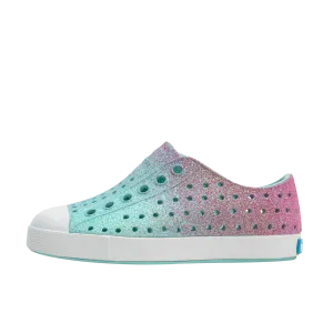 Native Jefferson Bling Shoes - Hollywood Hydrangea / Shell White