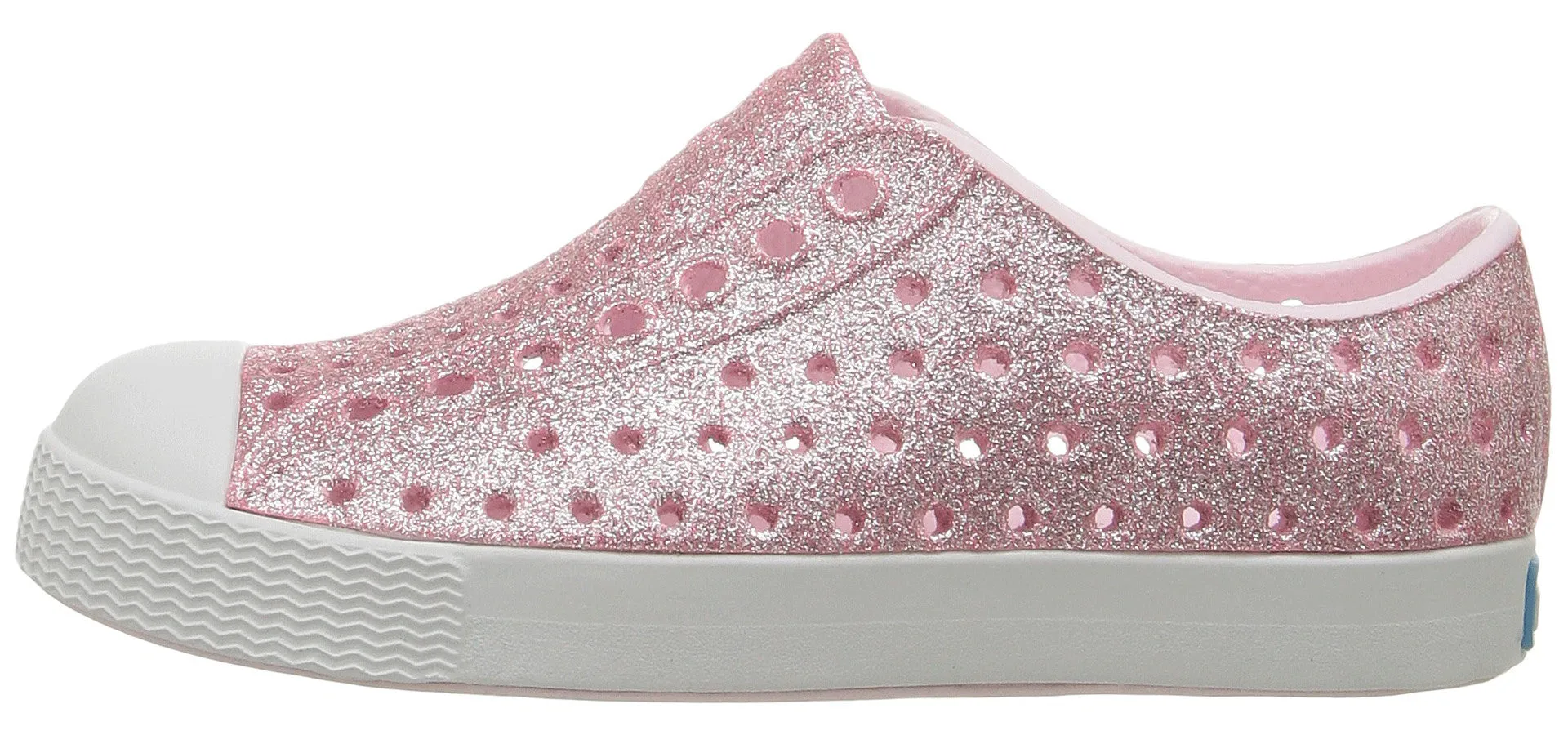Native Jefferson Bling Shoes - Milk Pink Bling / Shell White