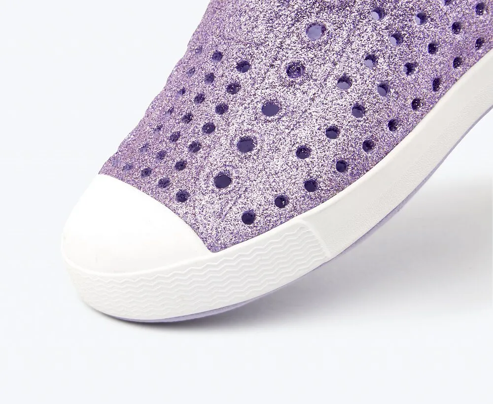 Native Jefferson Bling Shoes - Powder Bling / Shell White