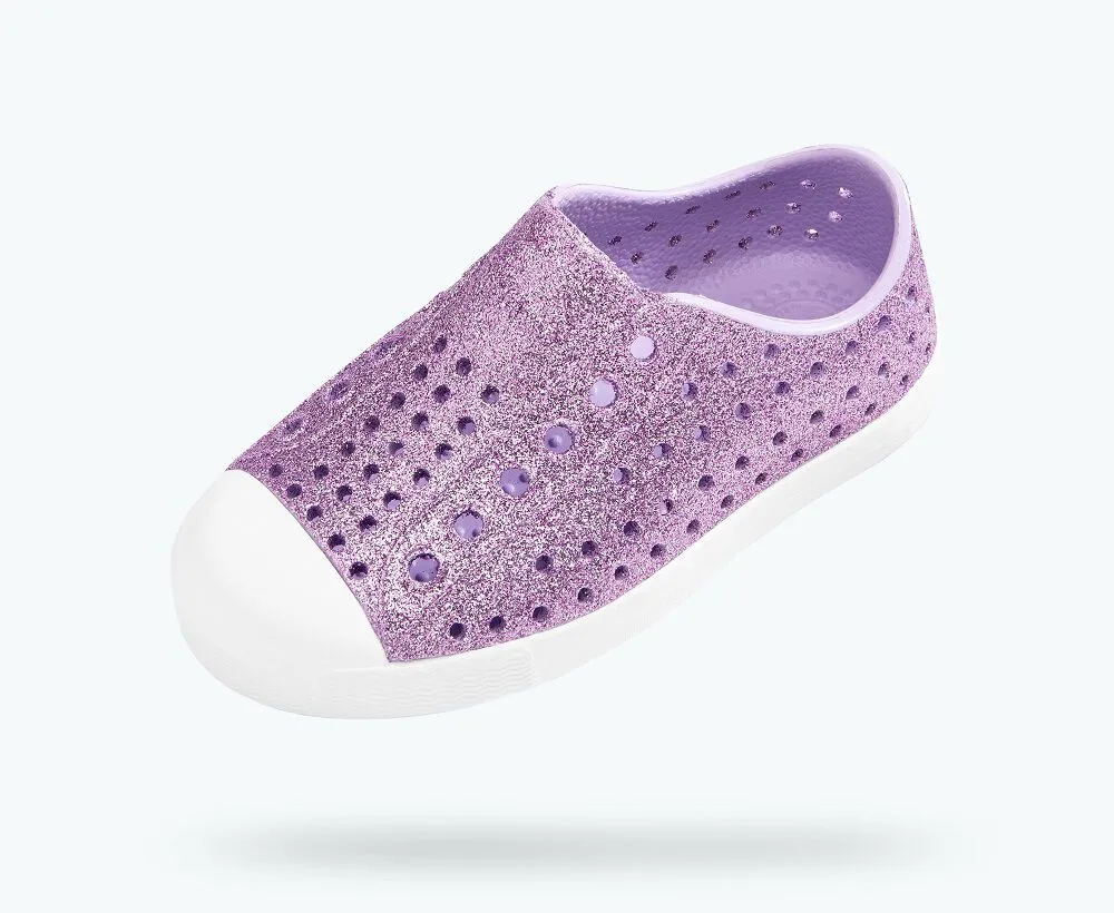 Native Jefferson Bling Shoes - Powder Bling / Shell White