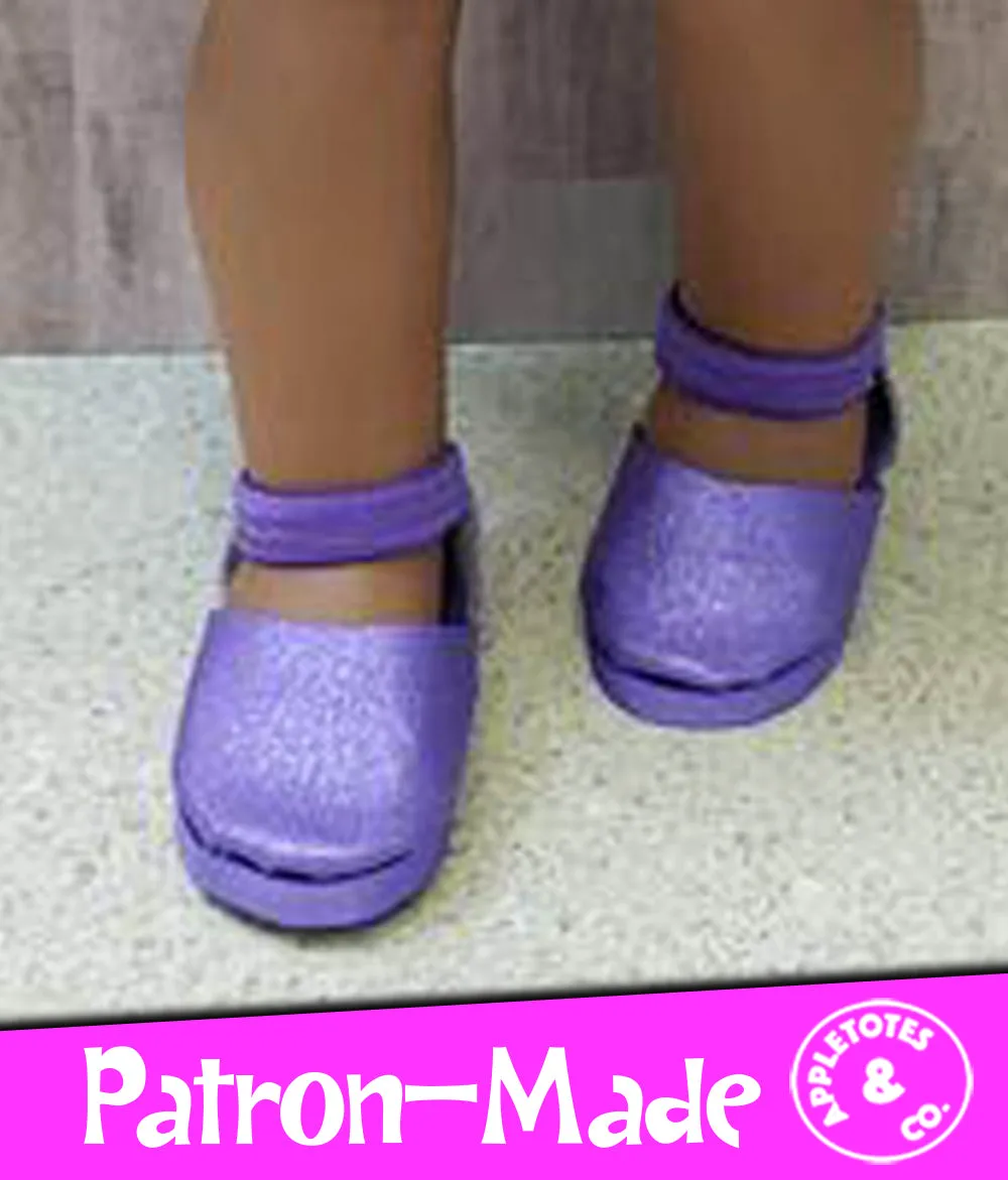 No-Sew Maggie Shoes 18 Inch Doll Pattern