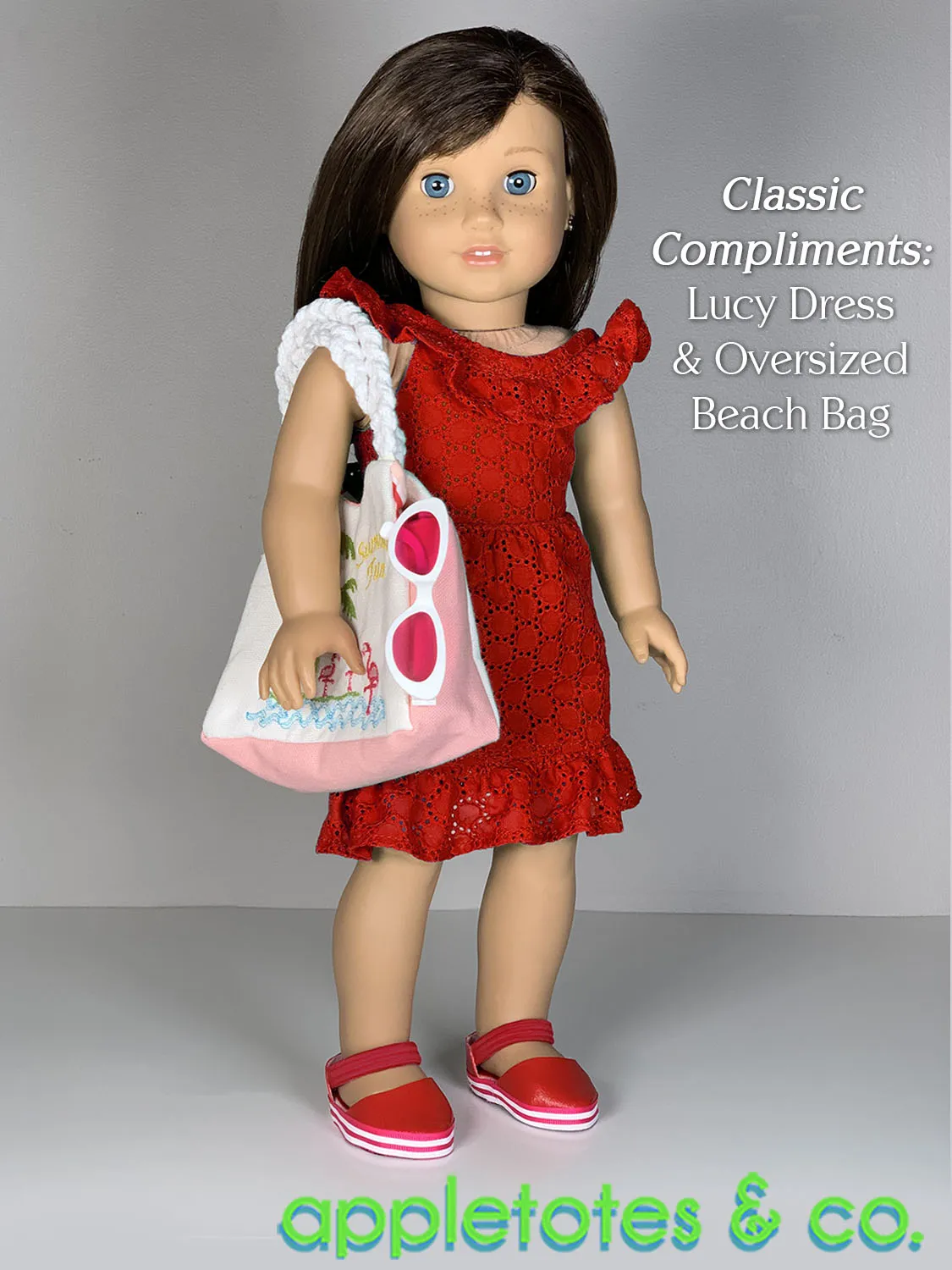 No-Sew Maggie Shoes 18 Inch Doll Pattern