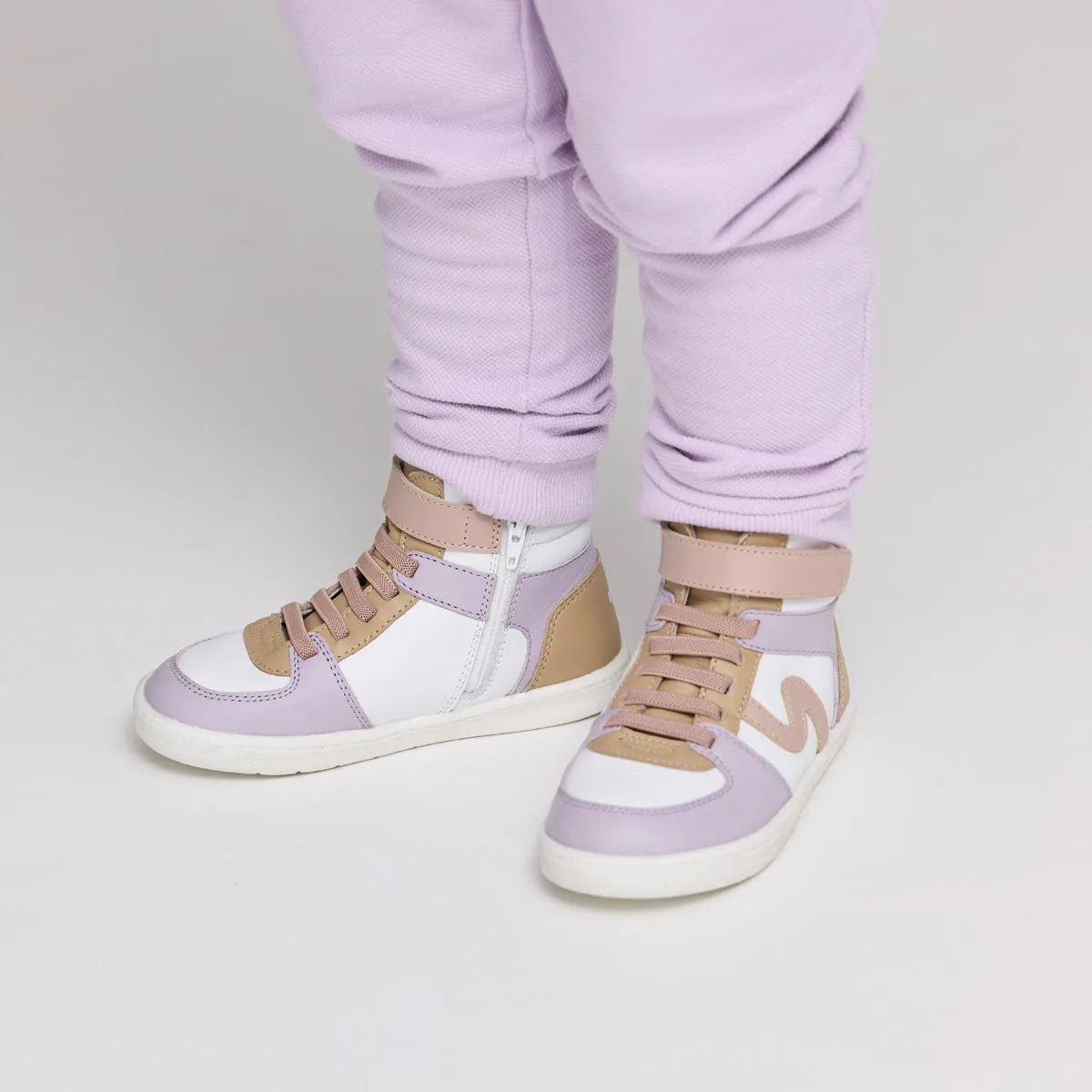 PRETTY BRAVE HI TOP LILAC MIX
