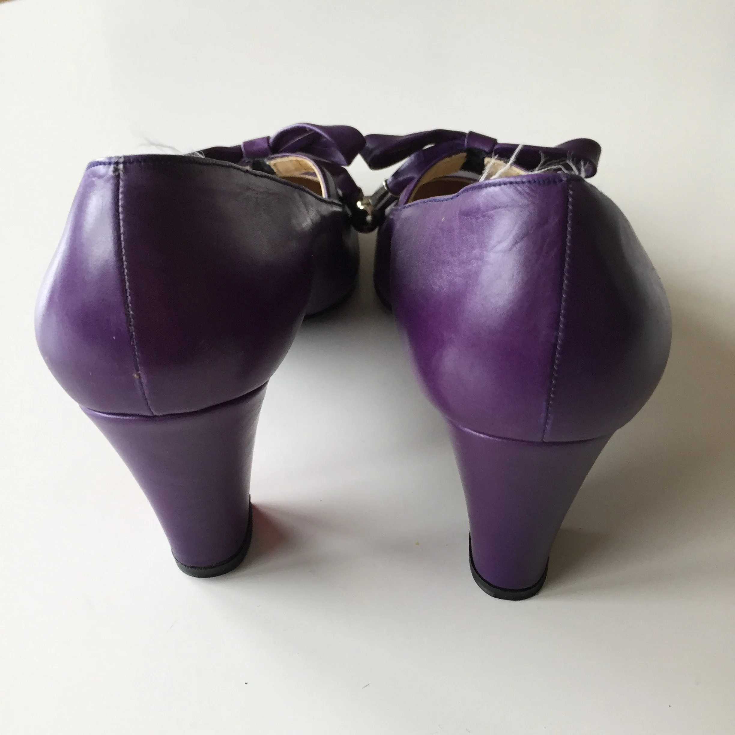 Purple Mary Janes