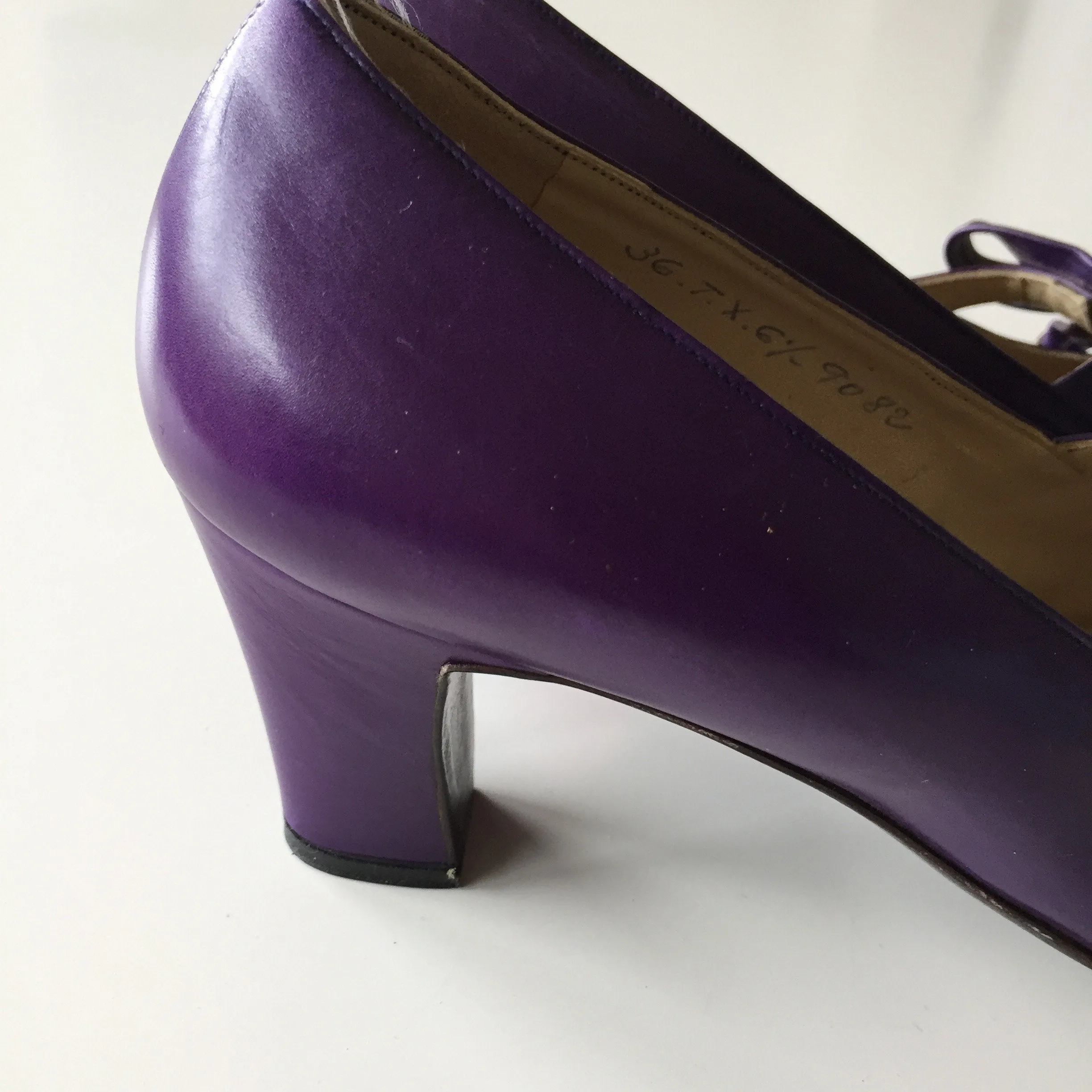 Purple Mary Janes