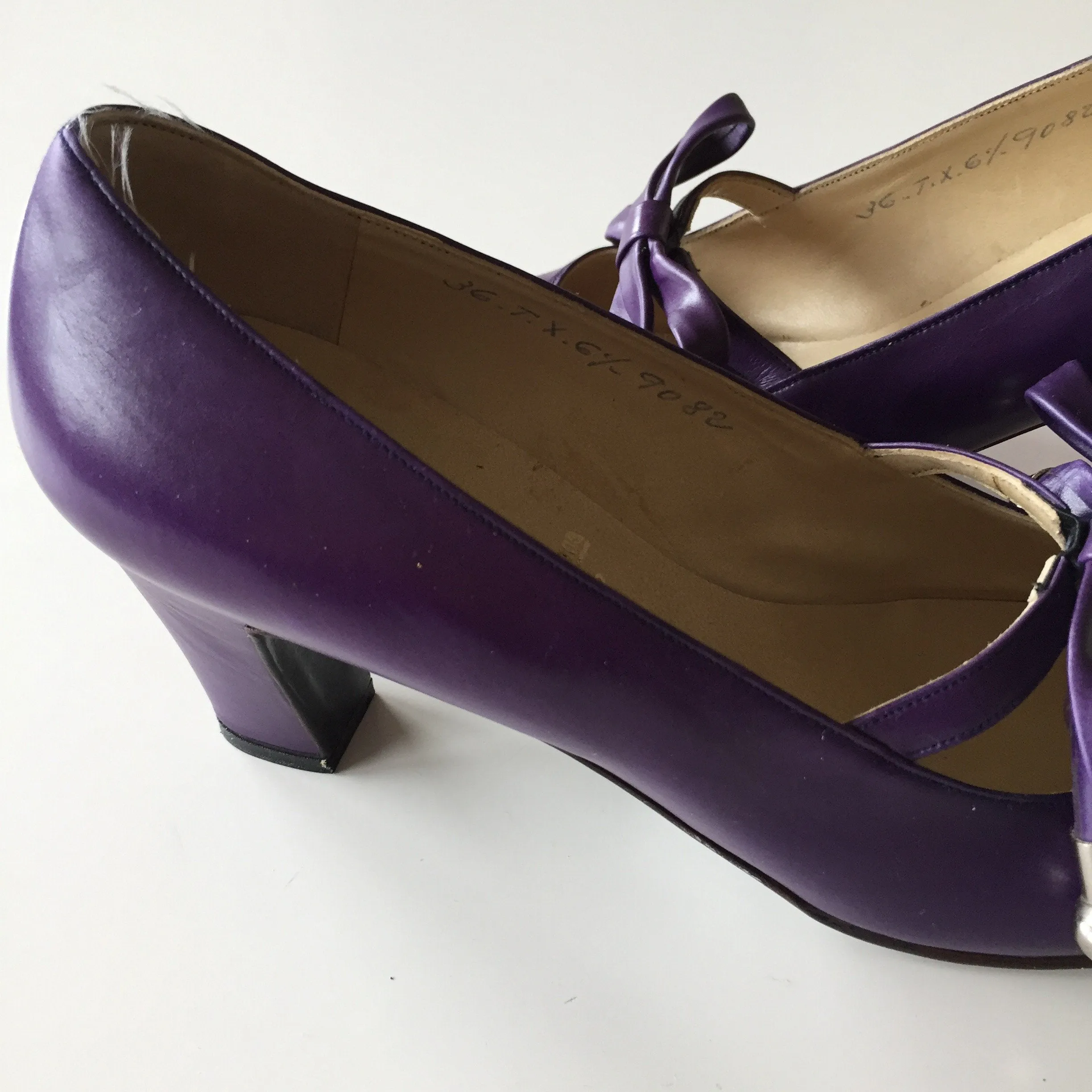 Purple Mary Janes