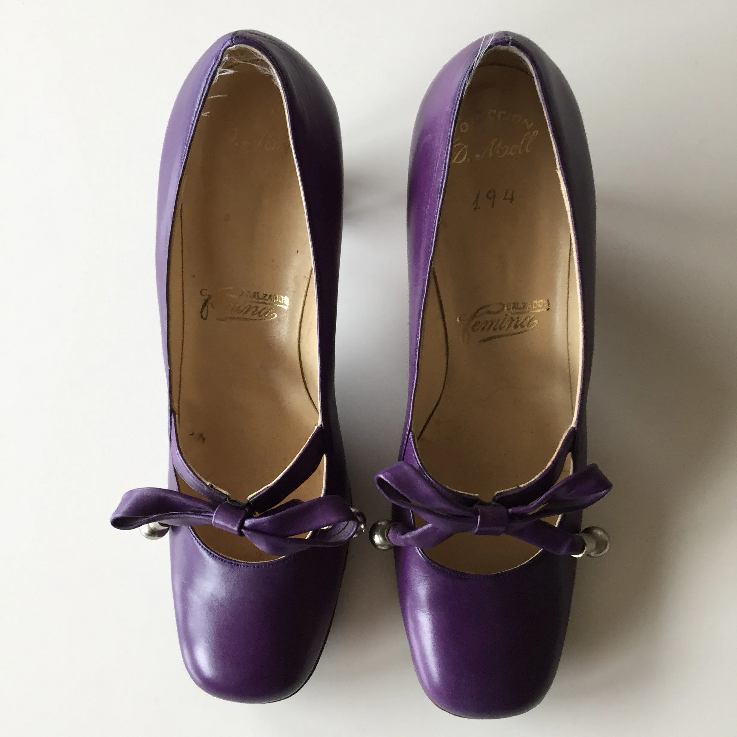 Purple Mary Janes