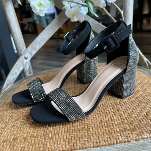"Crete" Sparkle Dress Sandal