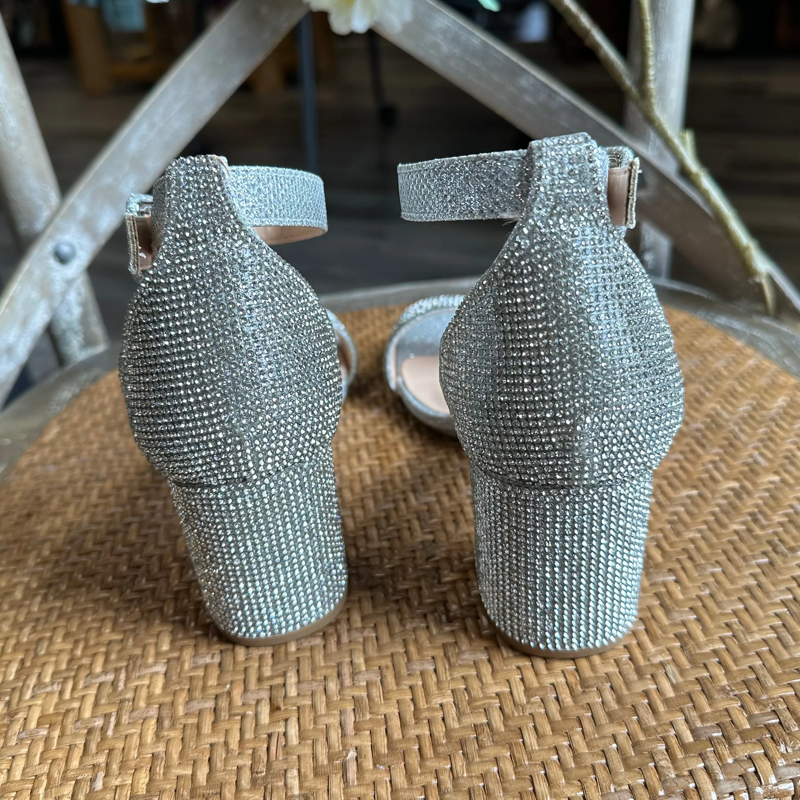 "Crete" Sparkle Dress Sandal