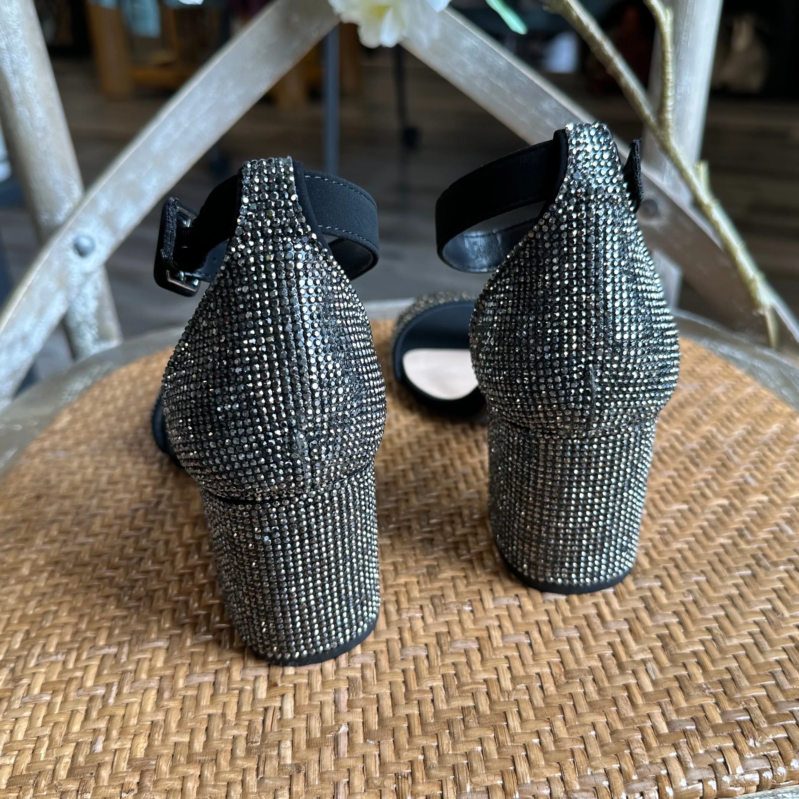 "Crete" Sparkle Dress Sandal