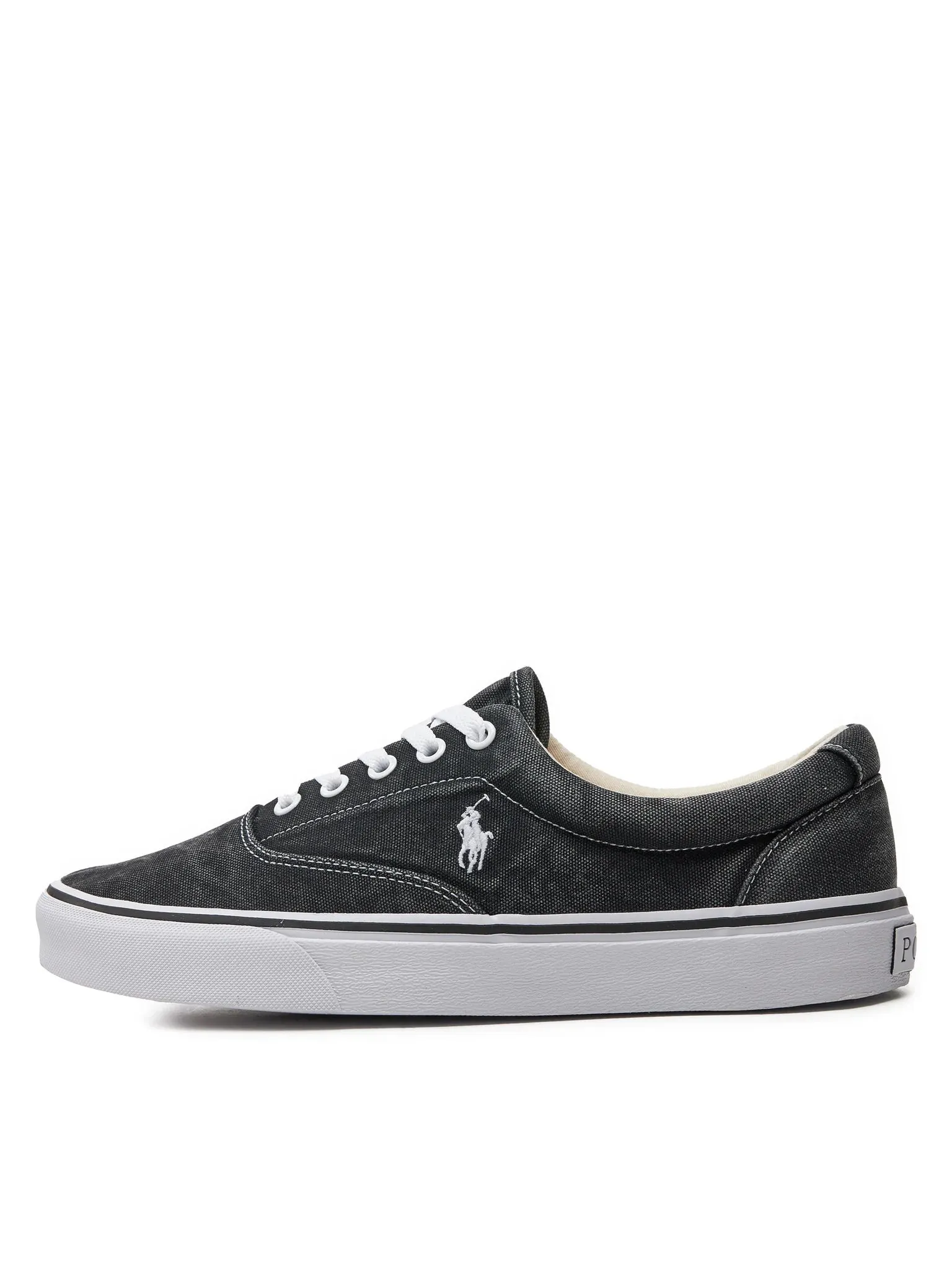 Ralph Lauren Pony Low Top Sneakers | Black