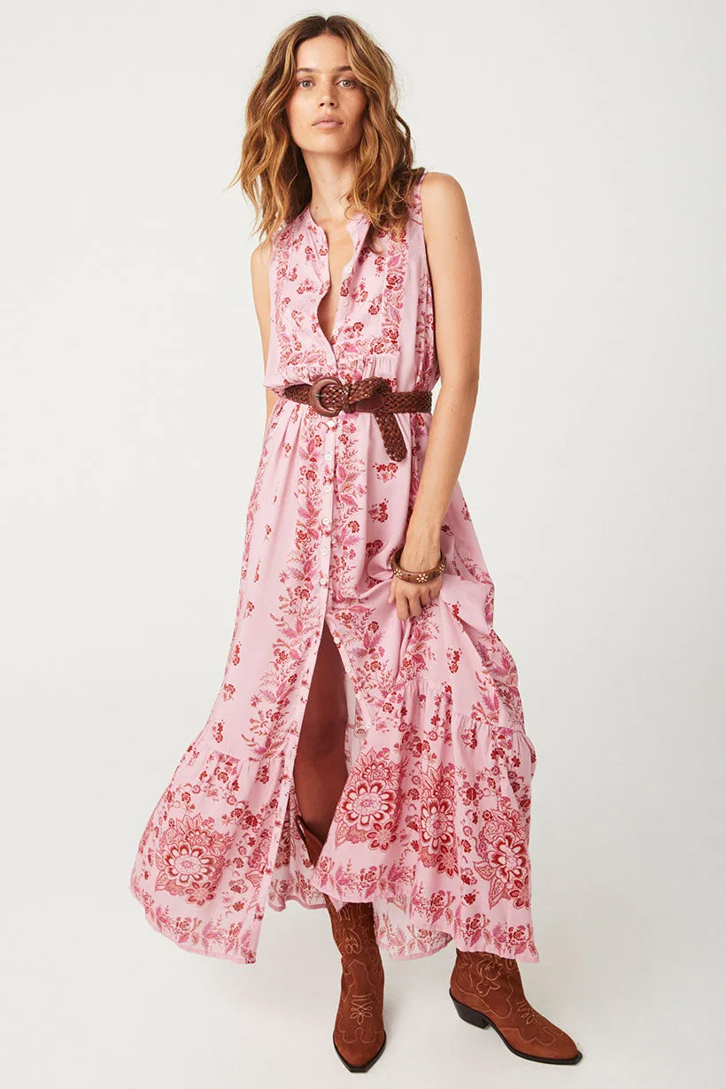 Rebel Spirit Button Through Maxi Dress