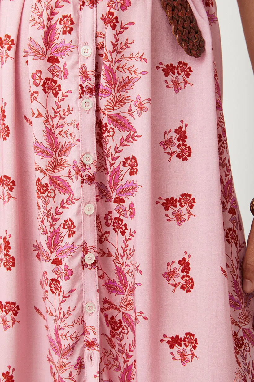 Rebel Spirit Button Through Maxi Dress