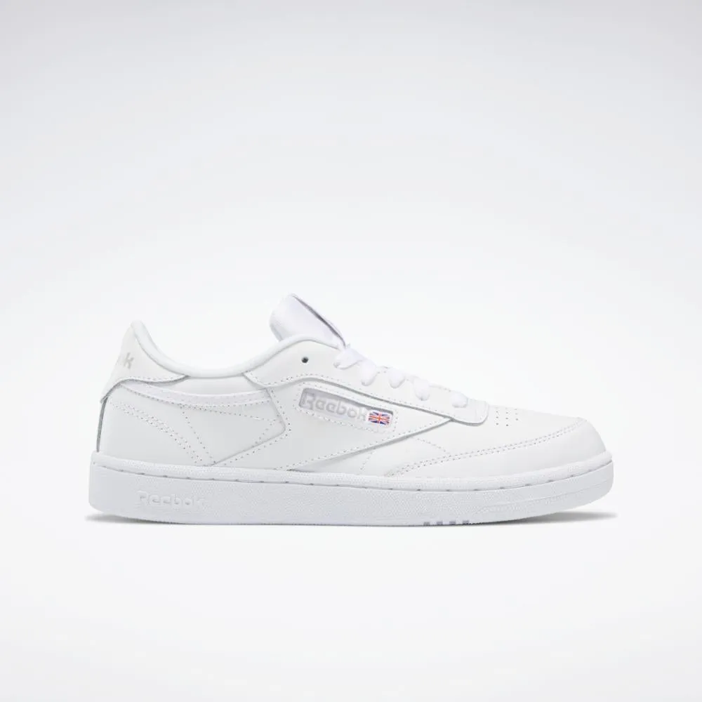 Reebok Footwear Kids Club C Shoes - Grade School WHITE/SHEER GREY-INT