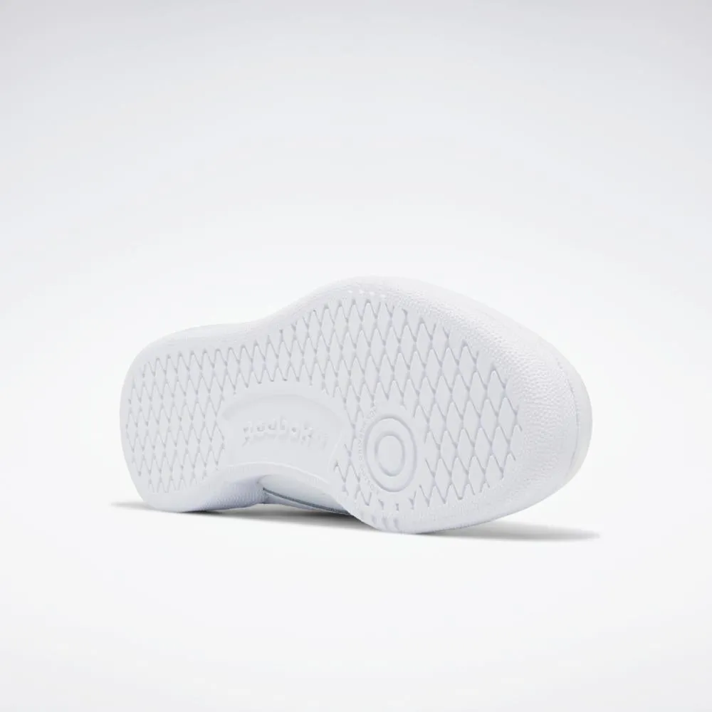 Reebok Footwear Kids Club C Shoes - Grade School WHITE/SHEER GREY-INT