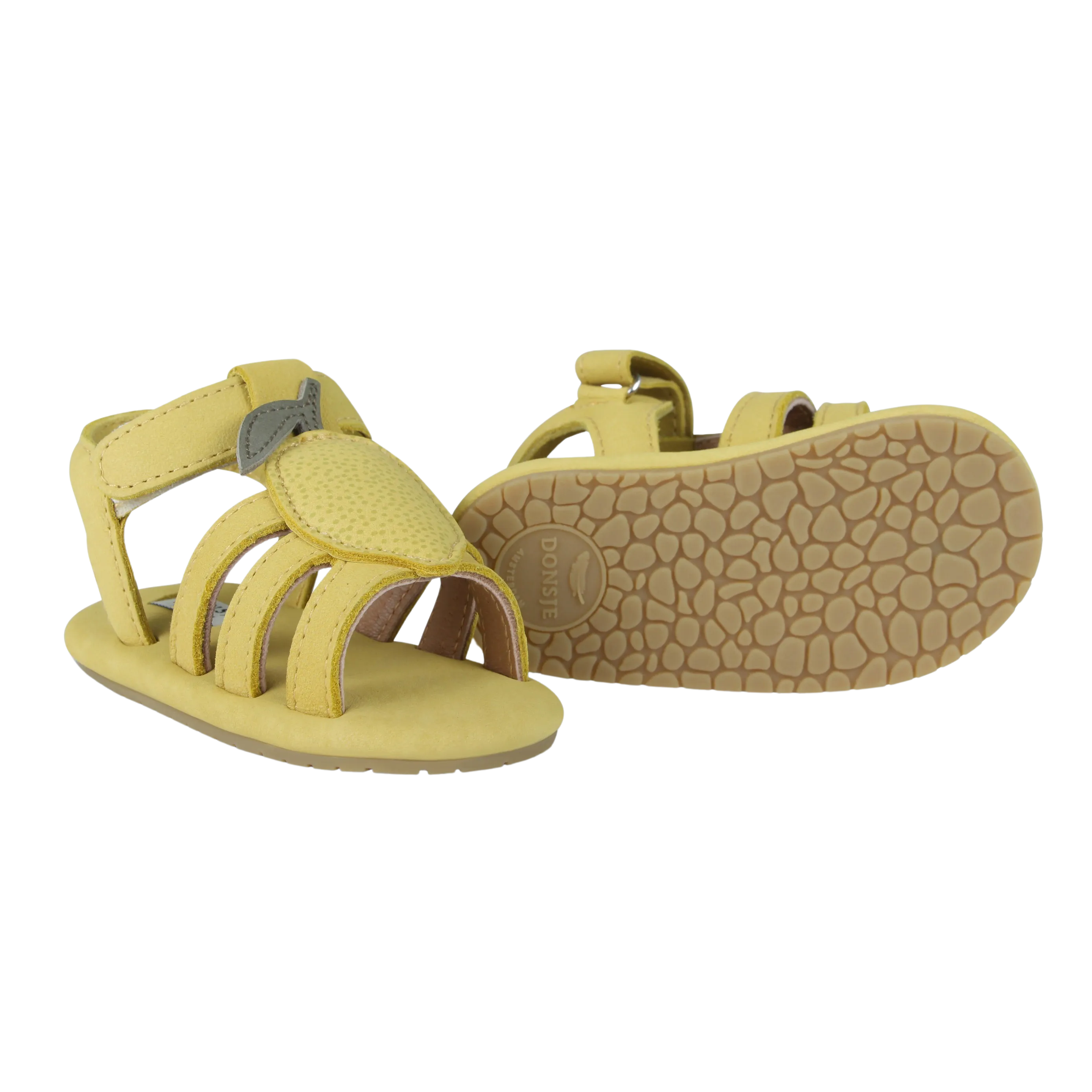 Sadie Sandals | Lemon | Canary Dotted Nubuck