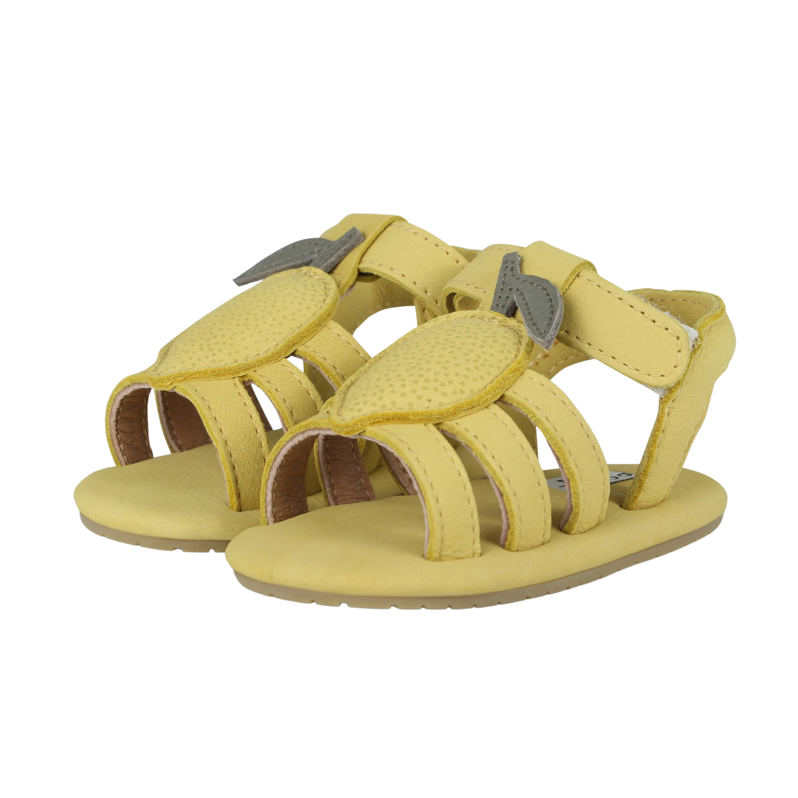 Sadie Sandals | Lemon | Canary Dotted Nubuck