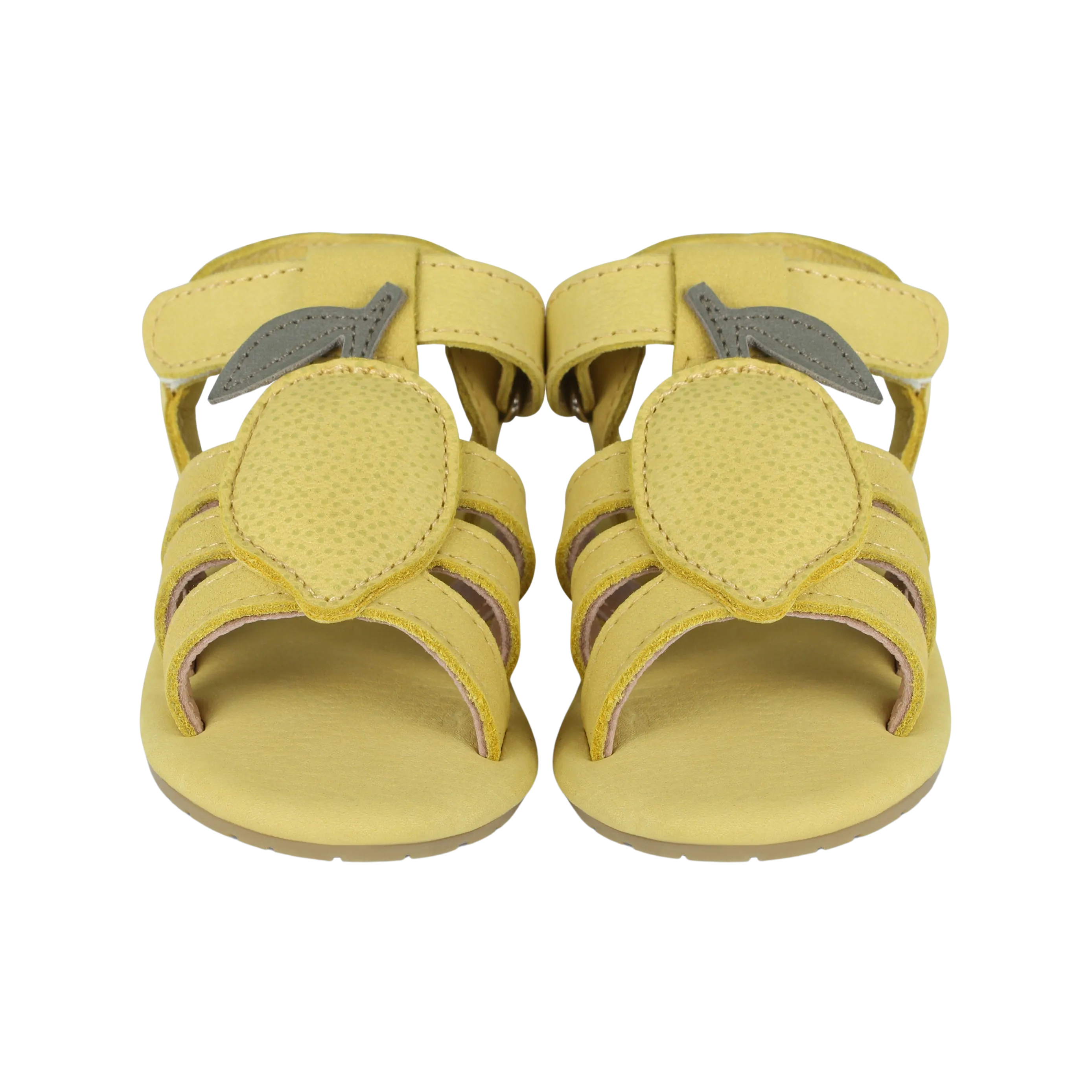 Sadie Sandals | Lemon | Canary Dotted Nubuck