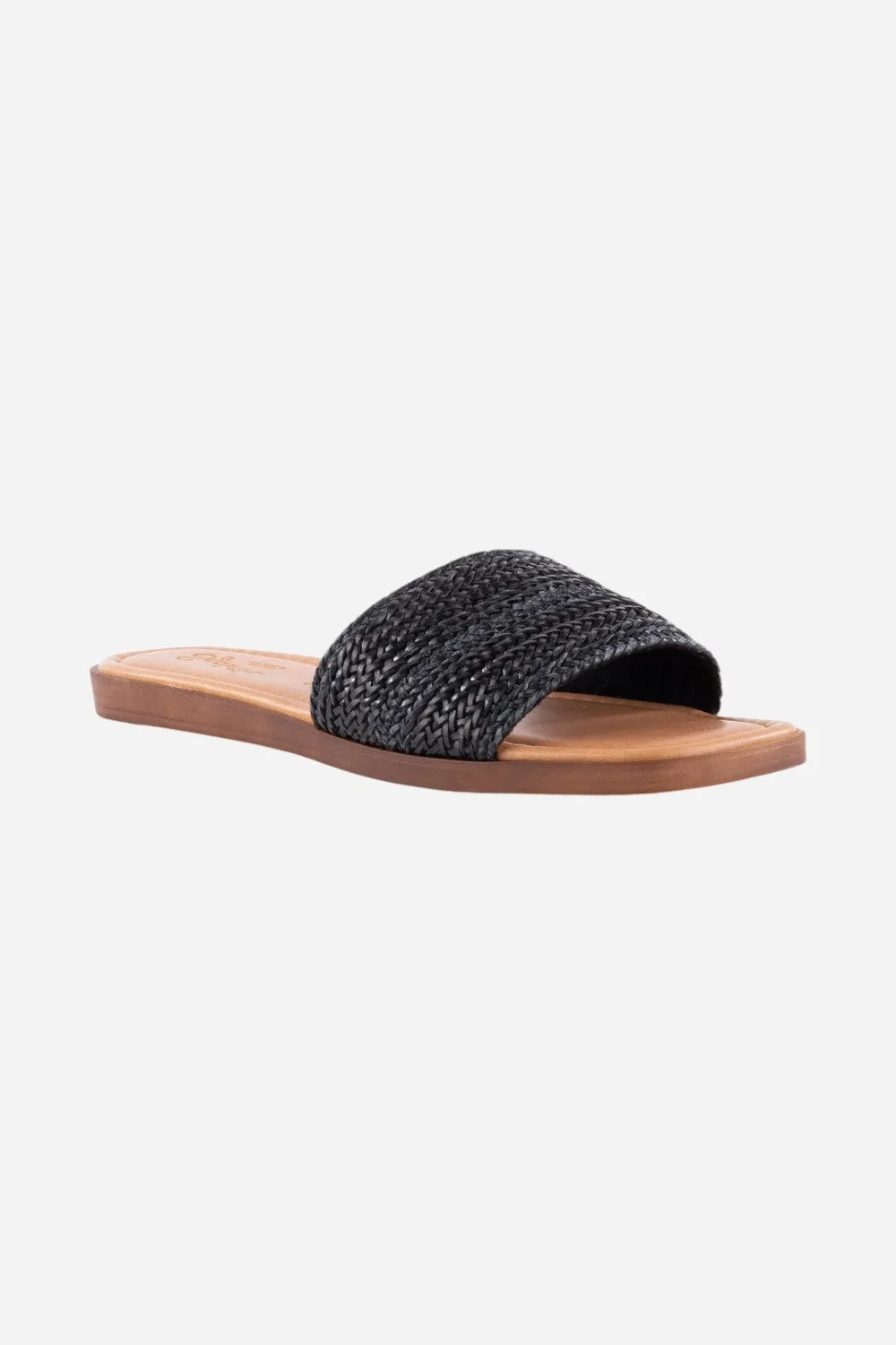 Seychelles Palms Perfection Woven Sandals in Black